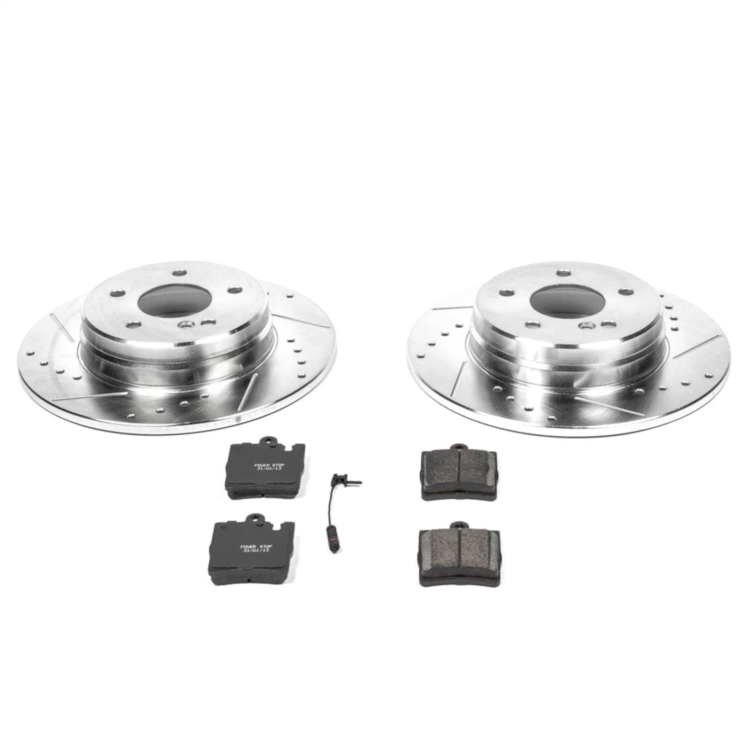 Power Stop - K620 - Rear - Disc Brake Pad and Rotor Kit image 1