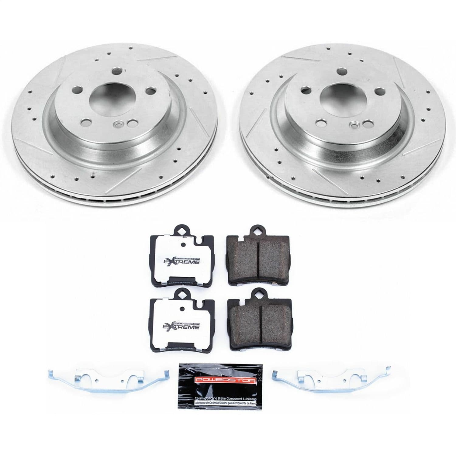 Power Stop - K6201-26 - Rear - Disc Brake Pad and Rotor Kit image 1