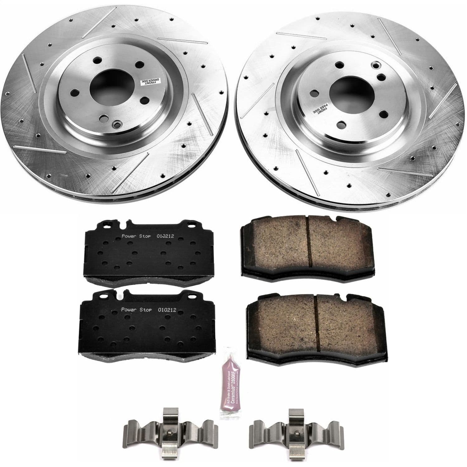 Power Stop - K6205 - Front - Disc Brake Pad and Rotor Kit image 1