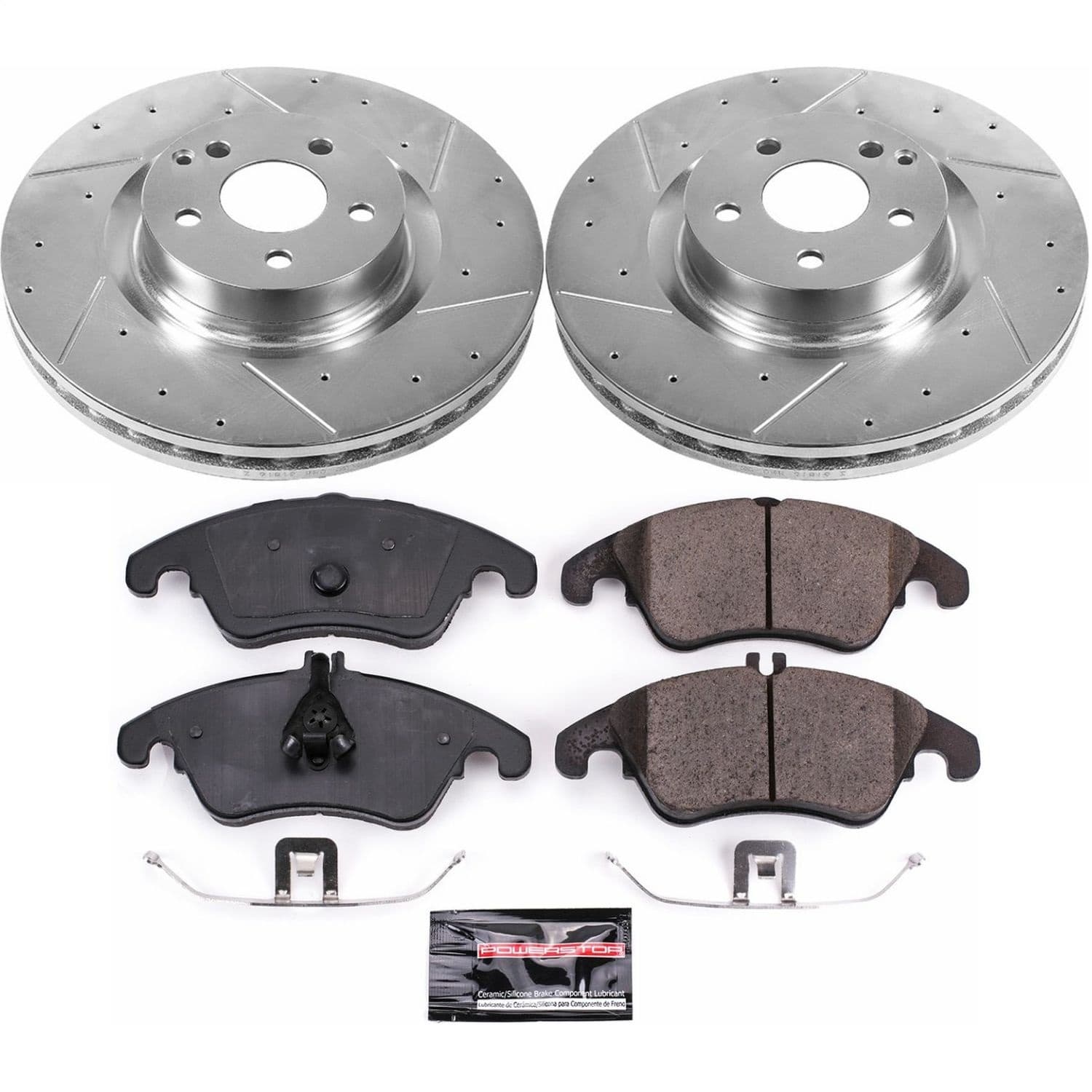 Power Stop - K6207 - Front - Disc Brake Pad and Rotor Kit image 1