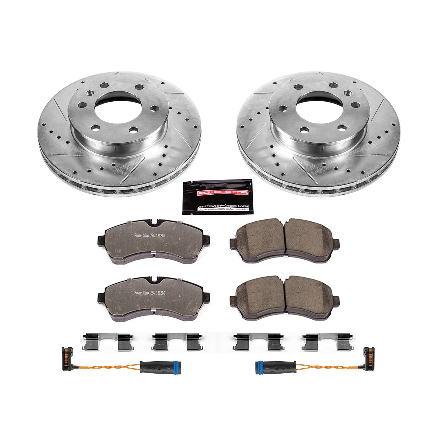 Power Stop - K6234-36 - Front - Disc Brake Pad and Rotor Kit image 1