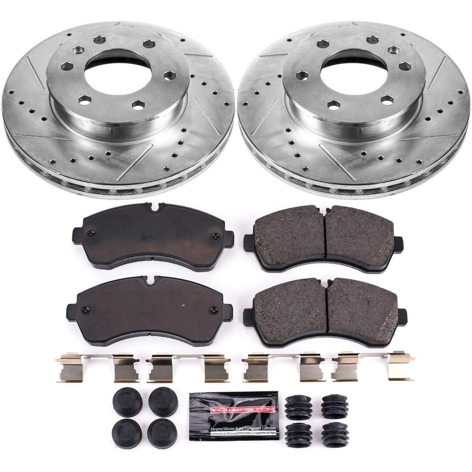 Power Stop - K6234 - Front - Disc Brake Pad and Rotor Kit image 1