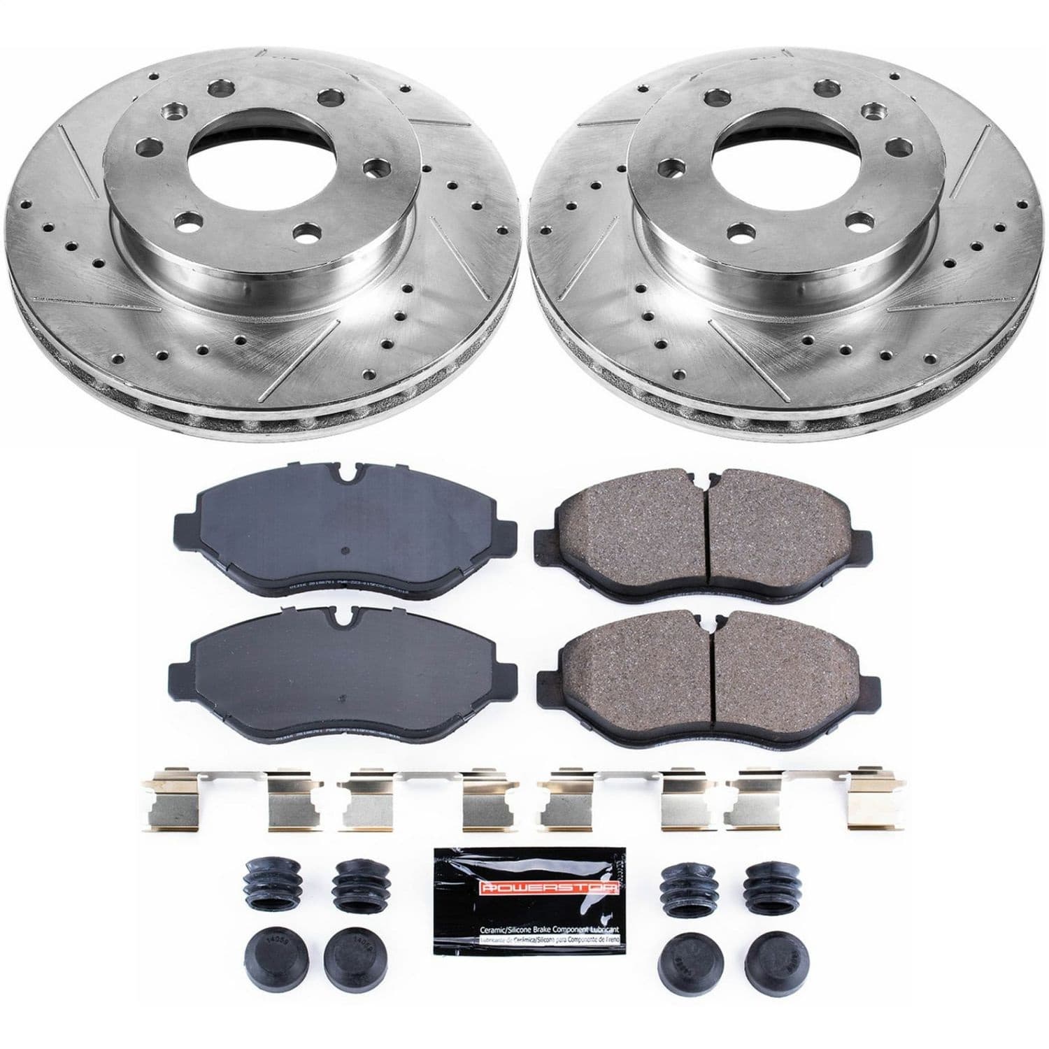 Power Stop - K6236 - Front - Disc Brake Pad and Rotor Kit image 1