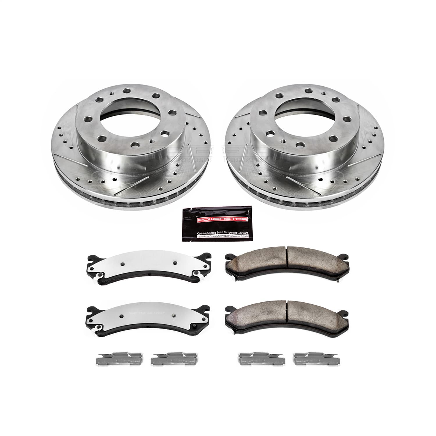 Power Stop - K6274-36 - Front and Rear - Disc Brake Pad and Rotor Kit image 1