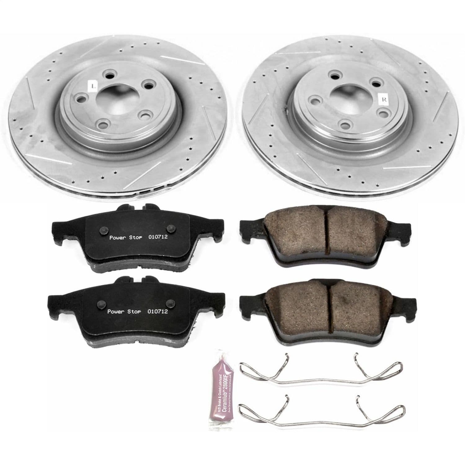 Power Stop - K6279 - Rear - Disc Brake Pad and Rotor Kit image 1