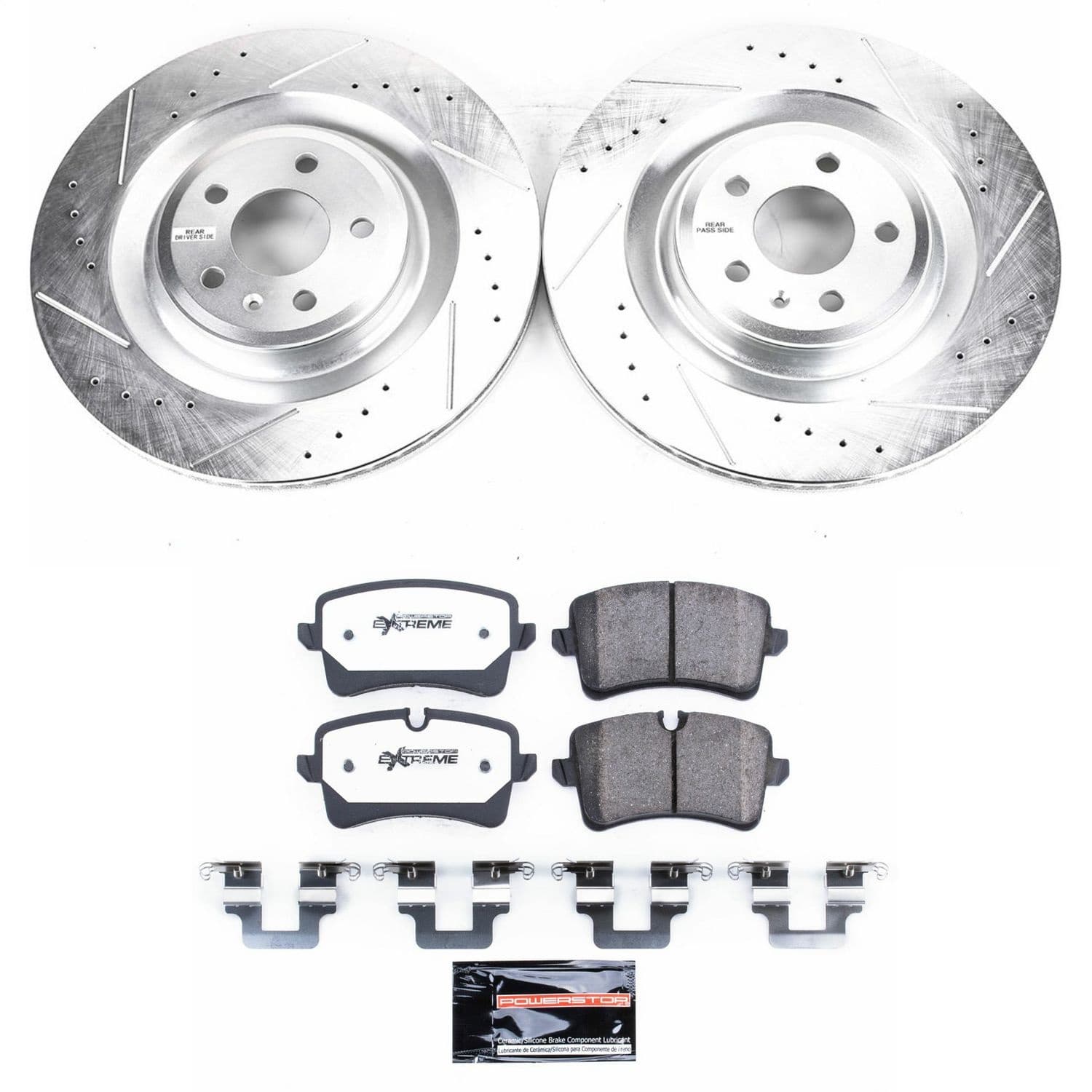 Power Stop - K6287-26 - Rear - Disc Brake Pad and Rotor Kit image 1