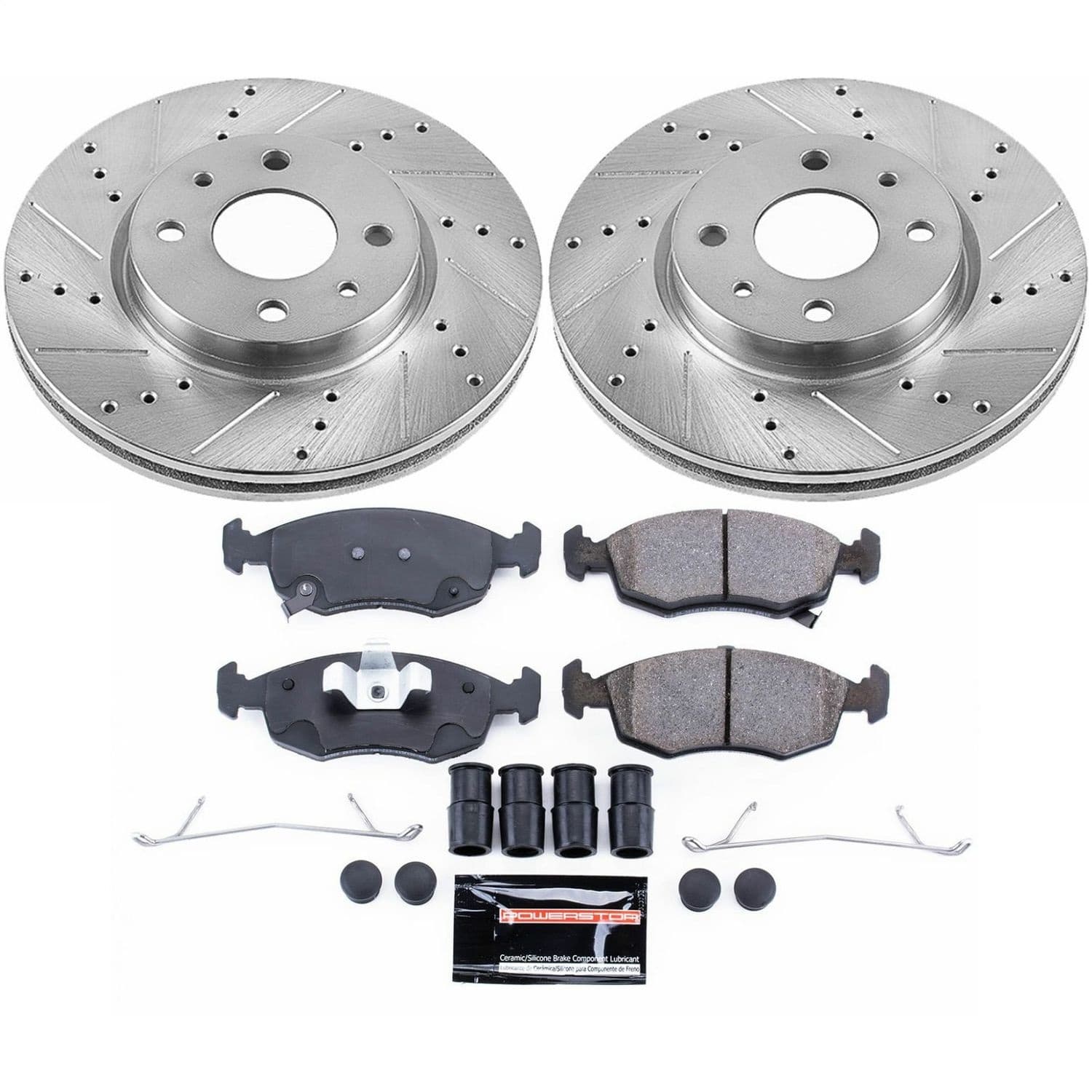 Power Stop - K6290 - Front - Disc Brake Pad and Rotor Kit image 1