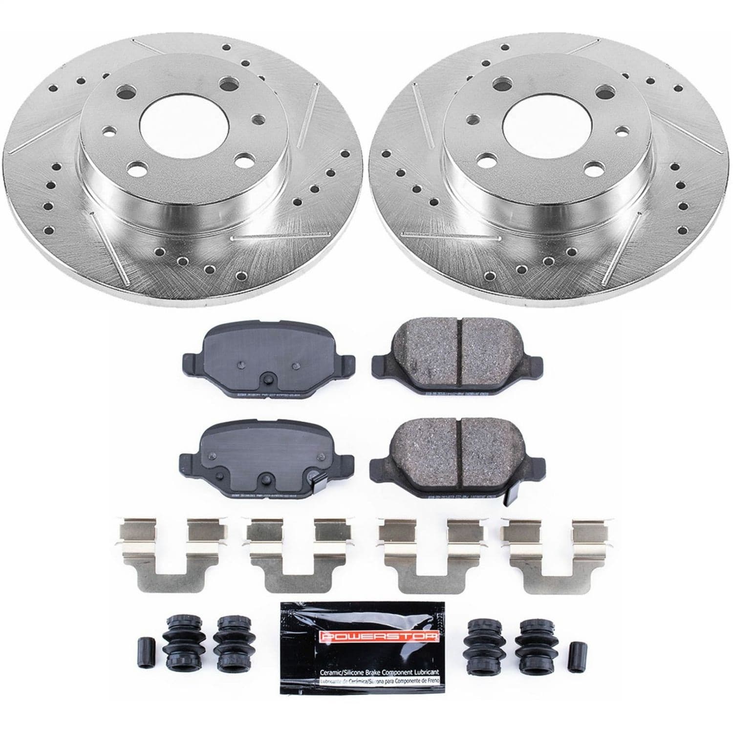 Power Stop - K6292 - Rear - Disc Brake Pad and Rotor Kit image 1