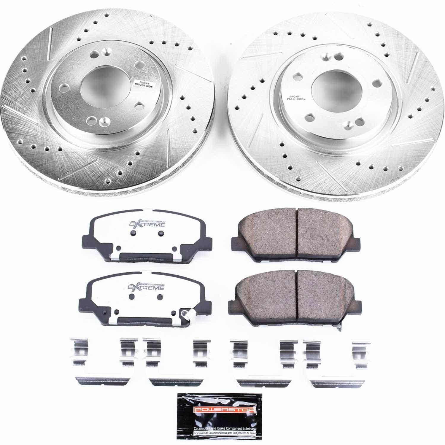 Power Stop - K6306-26 - Front - Disc Brake Pad and Rotor Kit image 1
