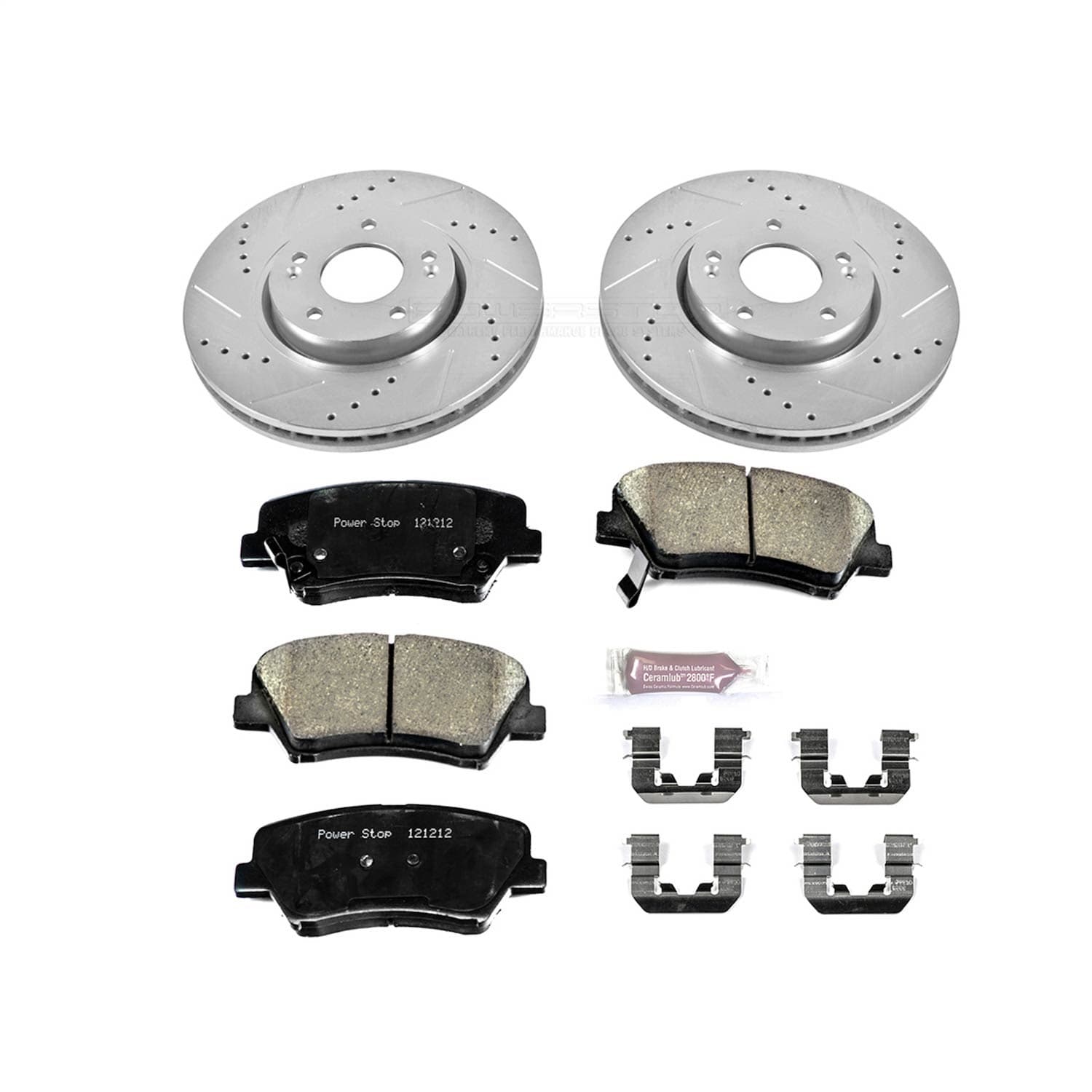 Power Stop - K6306 - Front - Disc Brake Pad and Rotor Kit image 1