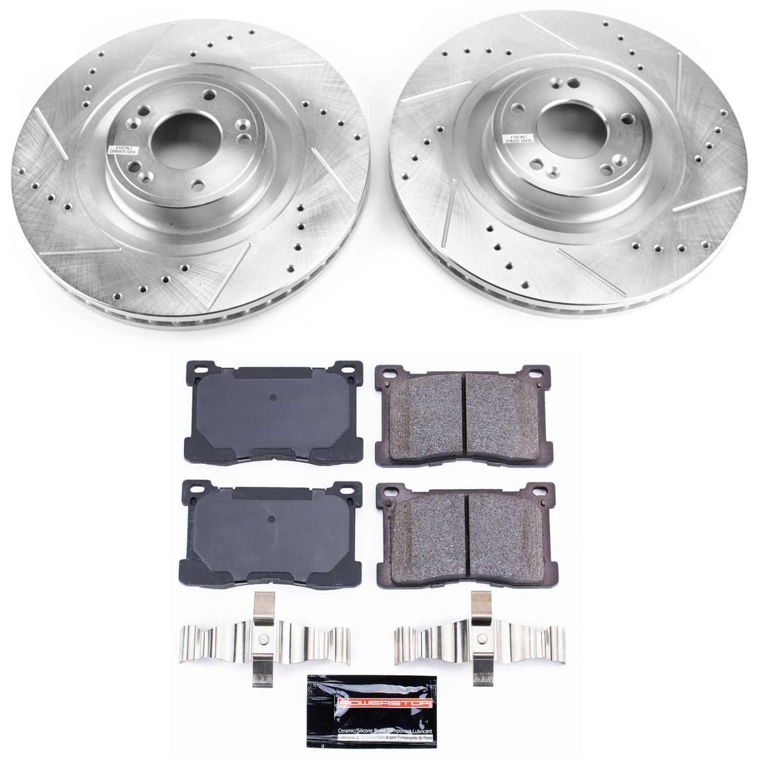 Power Stop - K6313 - Front - Disc Brake Pad and Rotor Kit image 1