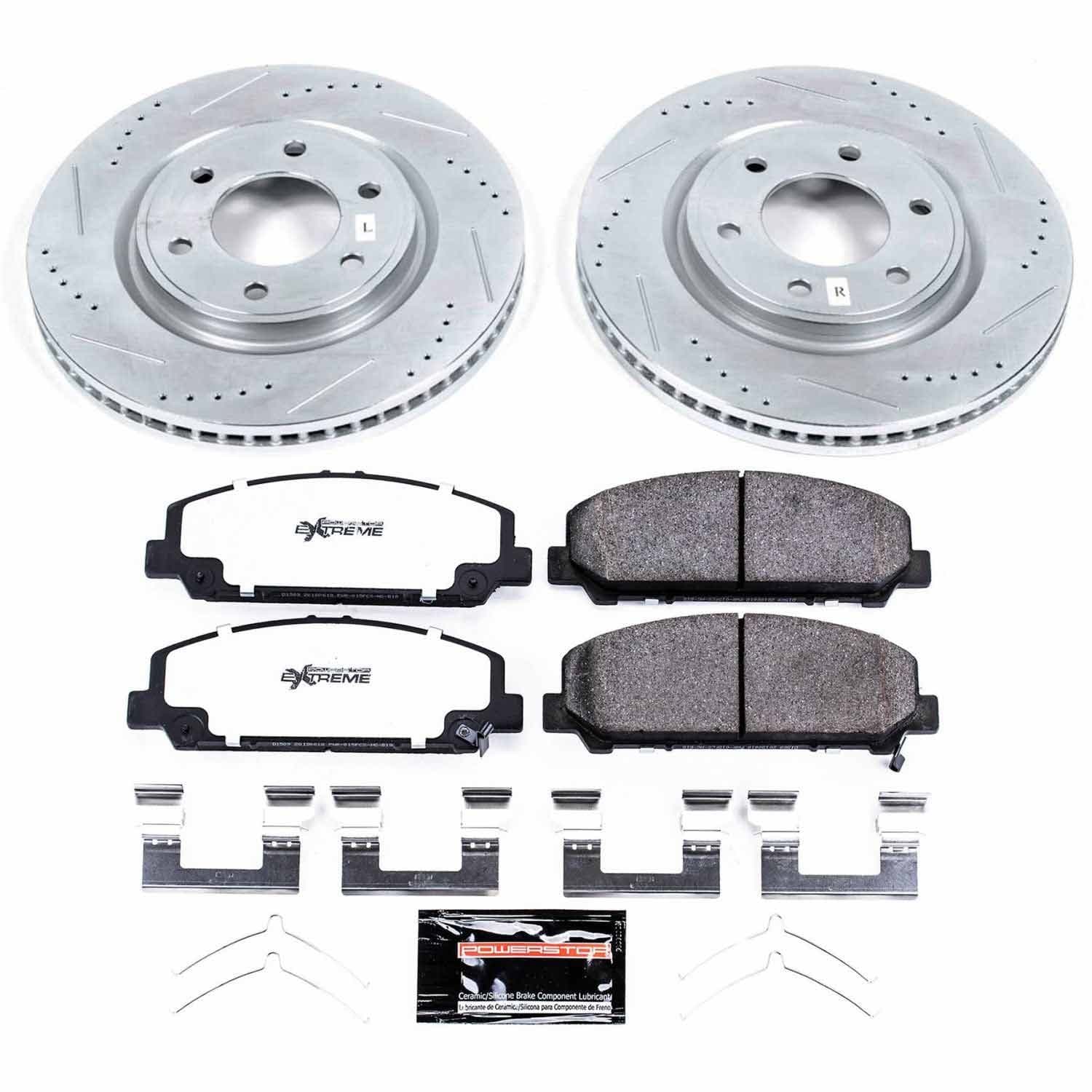 Power Stop - K6321-36 - Front - Disc Brake Pad and Rotor Kit image 1