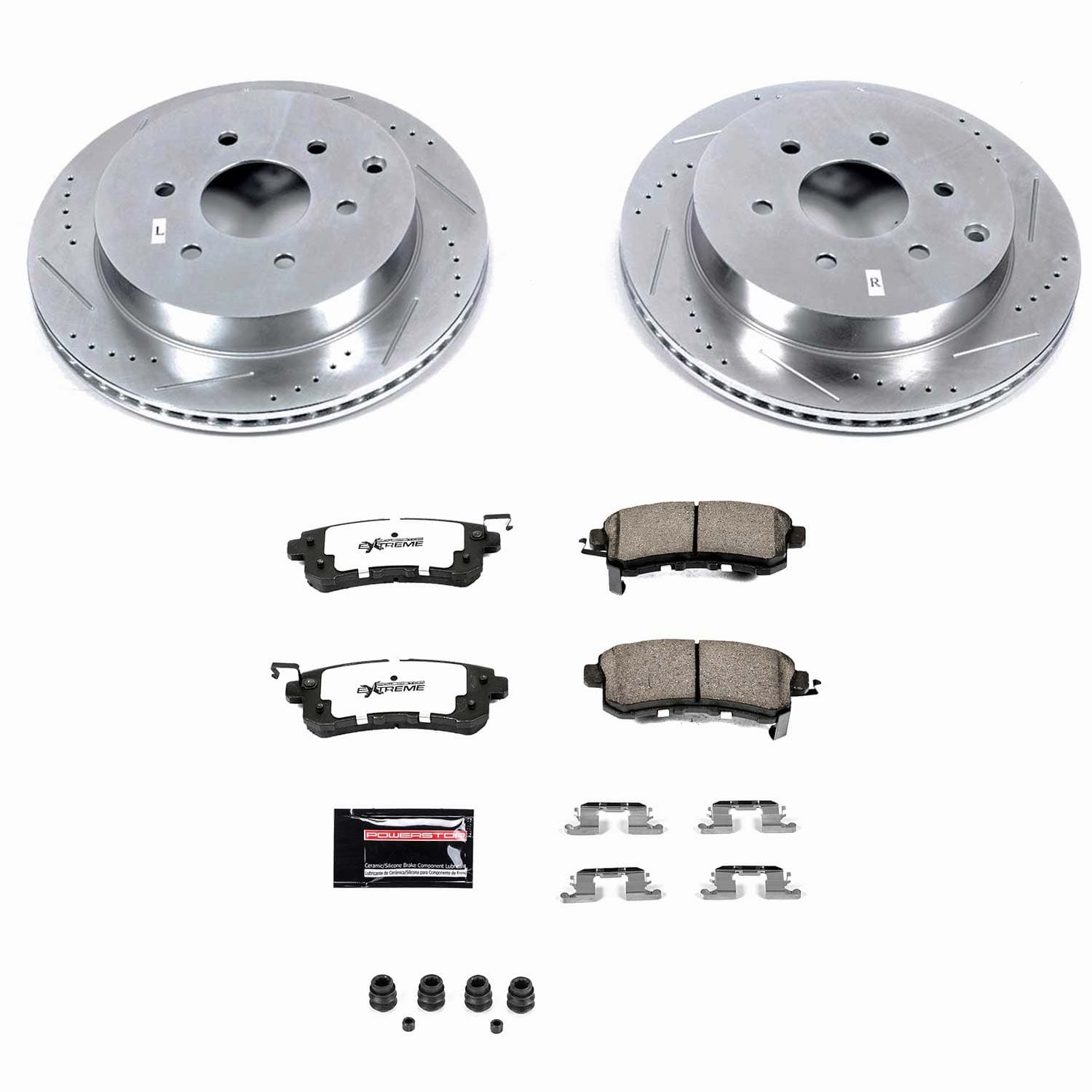 Power Stop - K6323-36 - Rear - Disc Brake Pad and Rotor Kit image 1