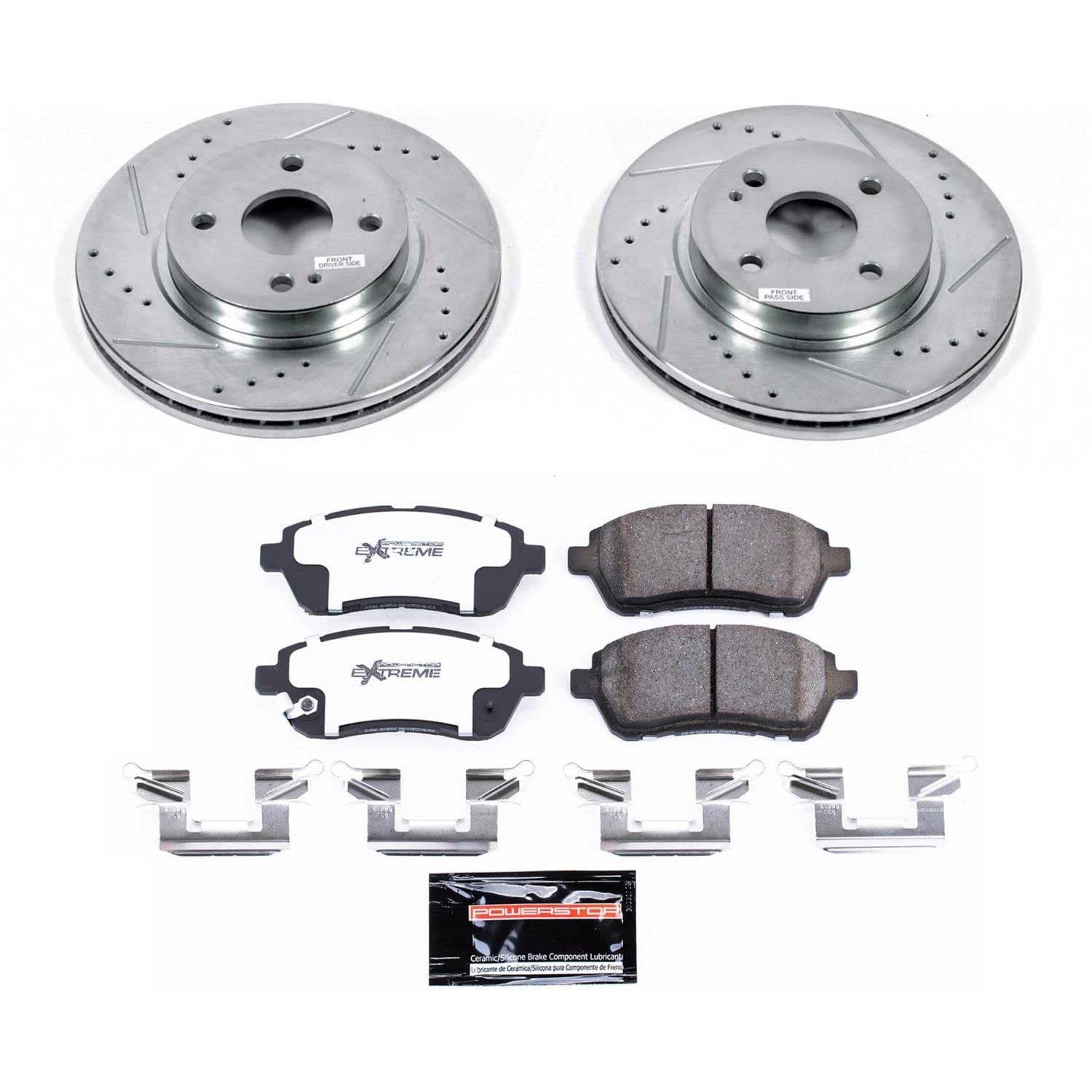 Power Stop - K6344-26 - Front - Disc Brake Pad and Rotor Kit image 1