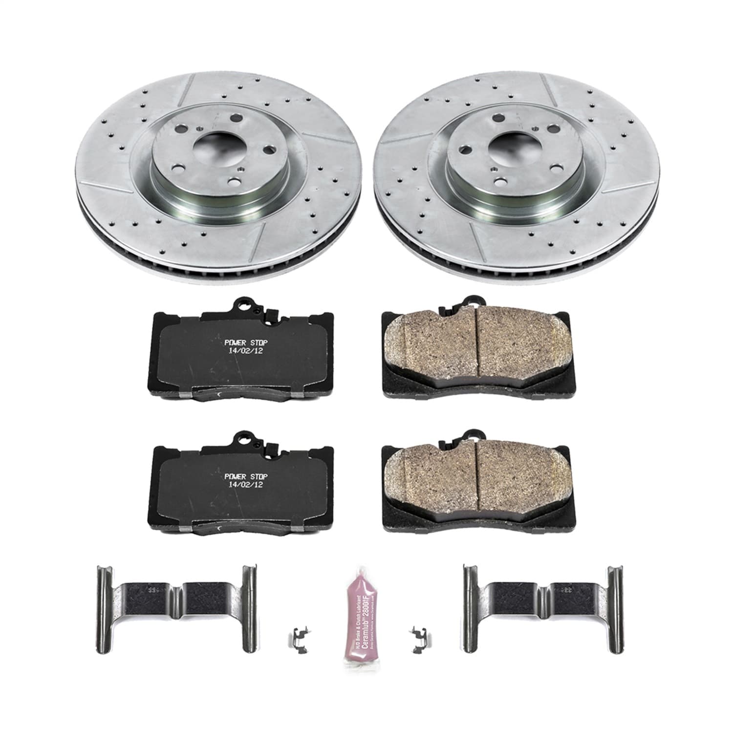 Power Stop - K6353 - Front - Disc Brake Pad and Rotor Kit image 1