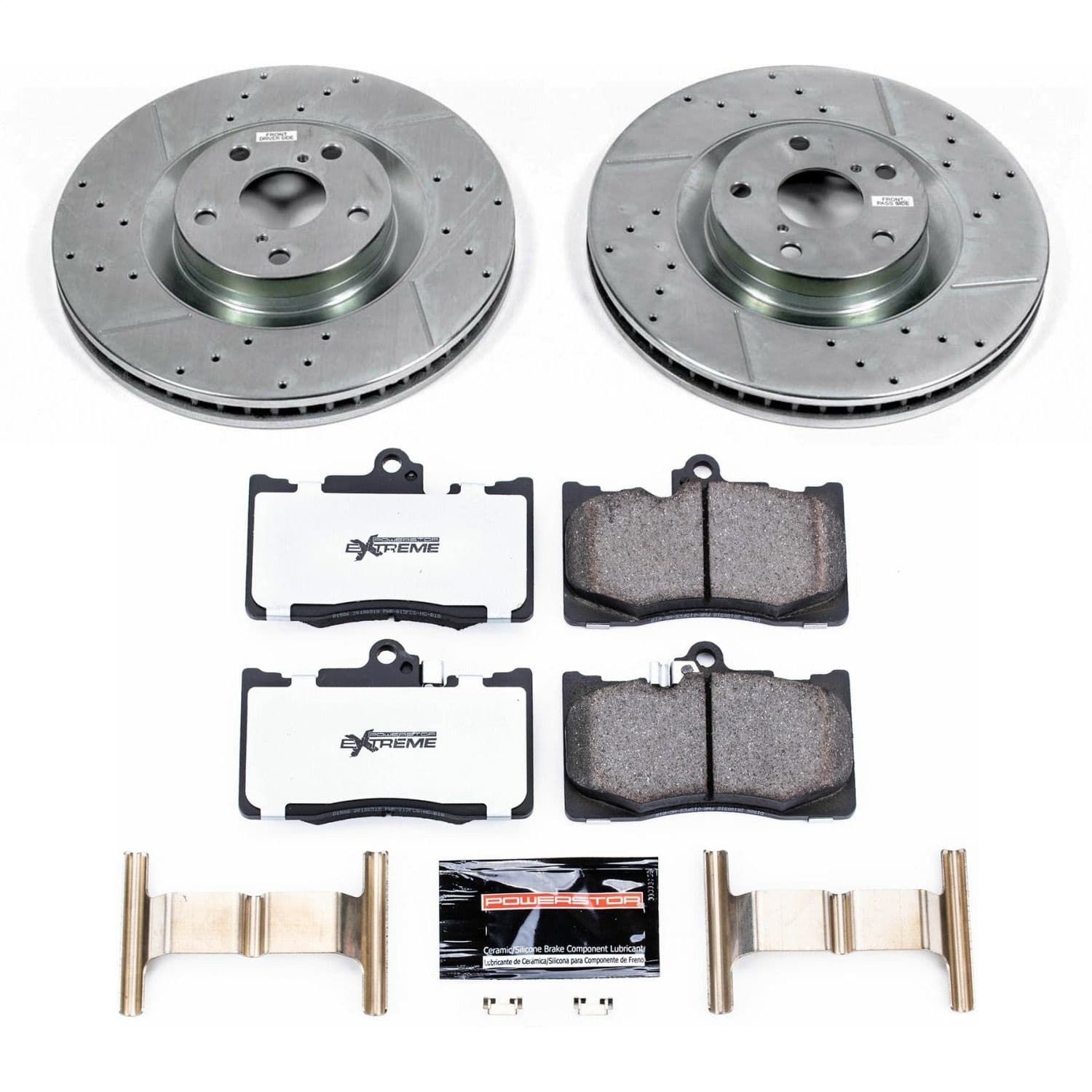 Power Stop - K6355-26 - Front - Disc Brake Pad and Rotor Kit image 1
