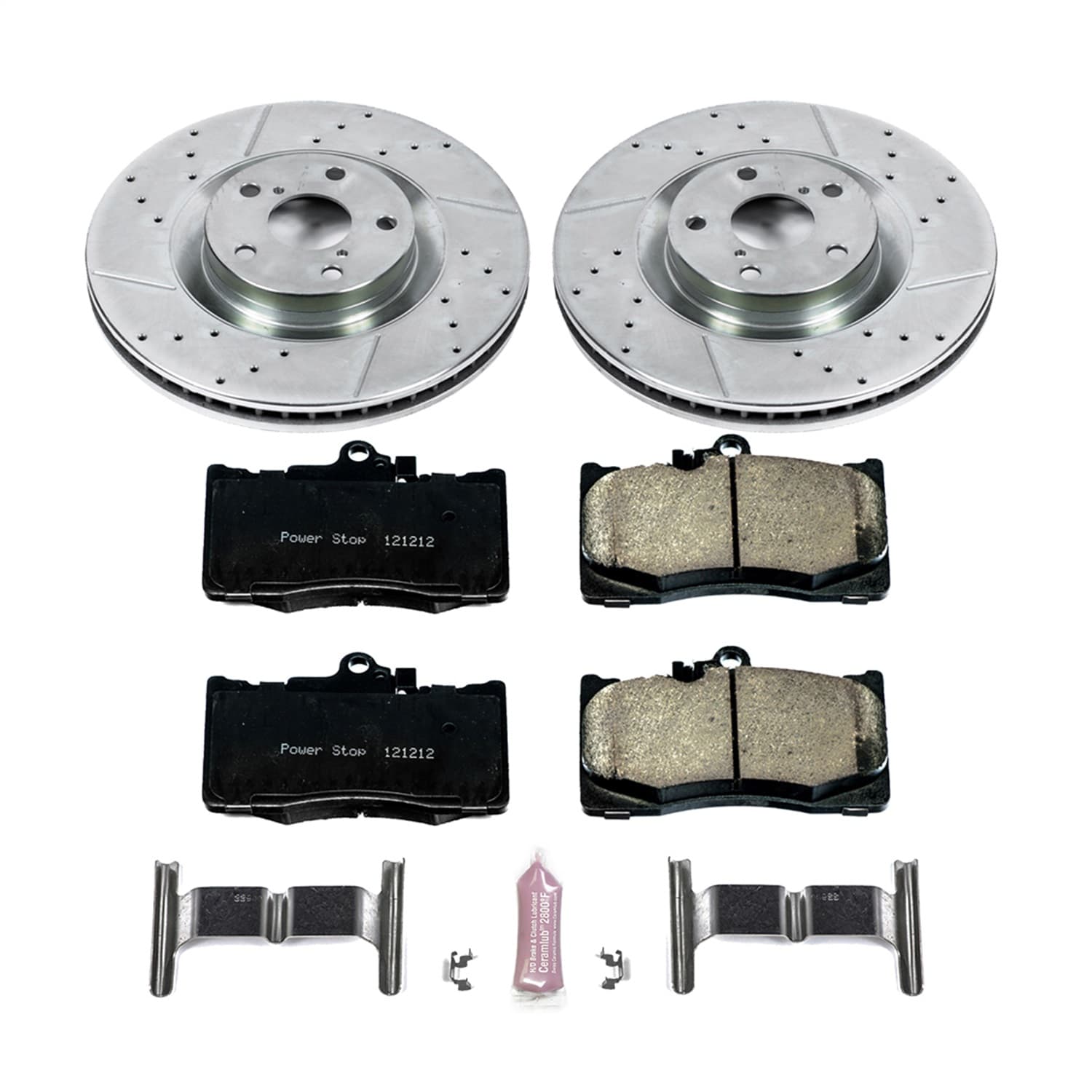 Power Stop - K6355 - Front - Disc Brake Pad and Rotor Kit image 1