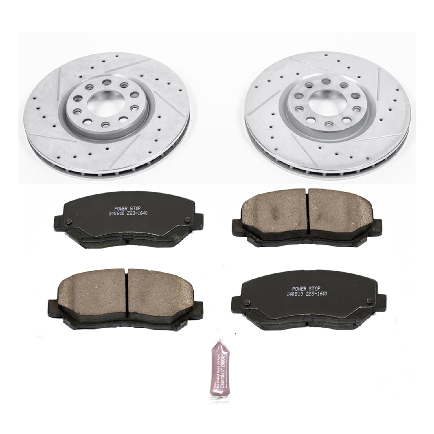 Power Stop - K6372 - Front - Disc Brake Pad and Rotor Kit image 1