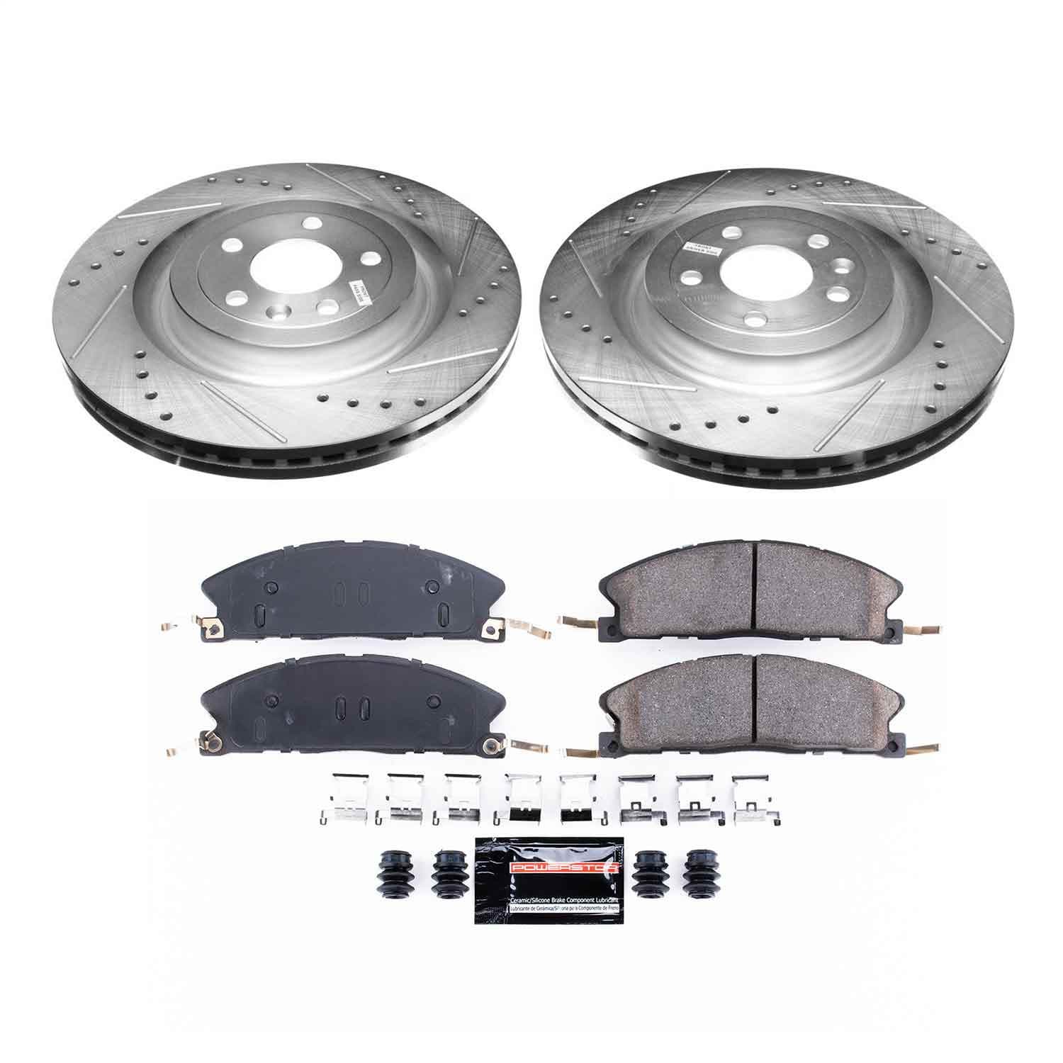 Power Stop - K6374 - Front - Disc Brake Pad and Rotor Kit image 1