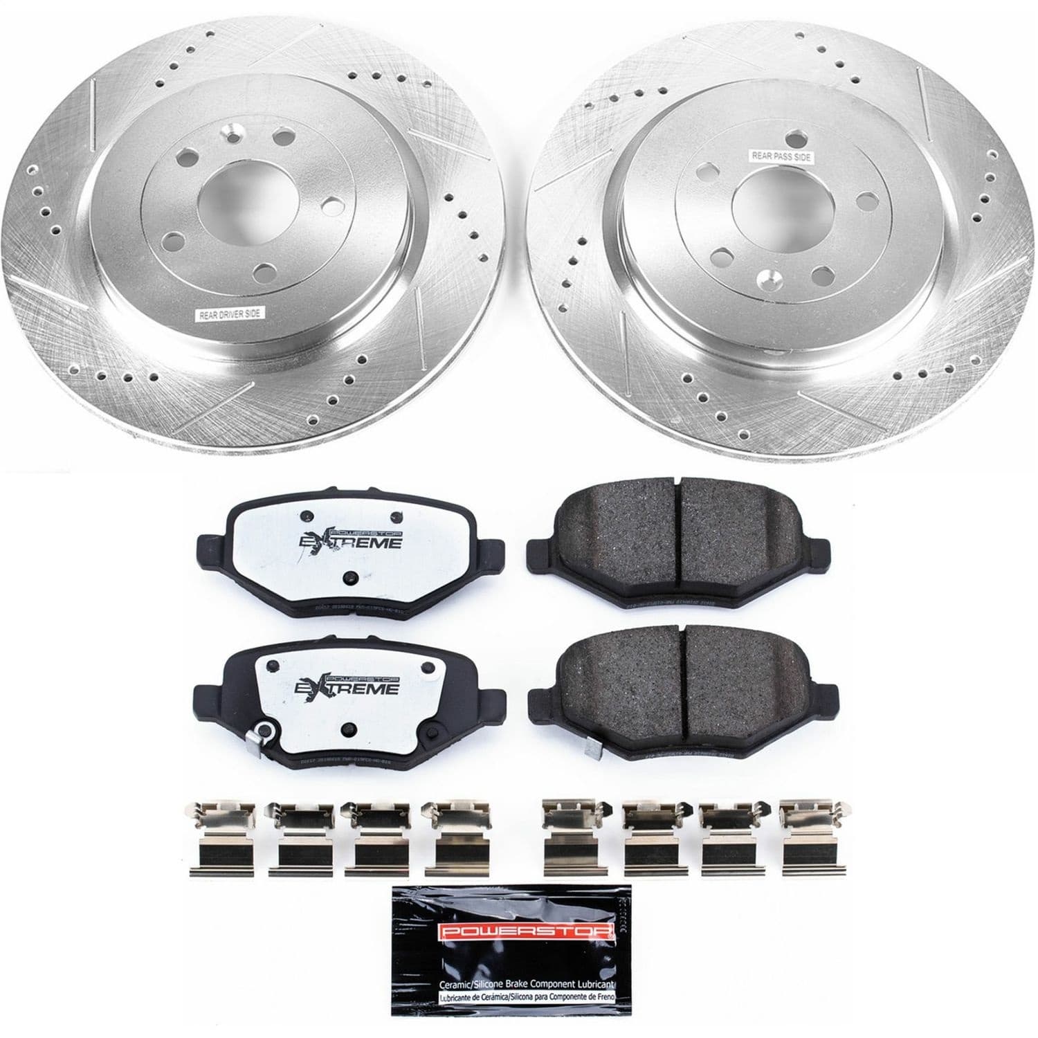 Power Stop - K6376-36 - Rear - Disc Brake Pad and Rotor Kit image 1