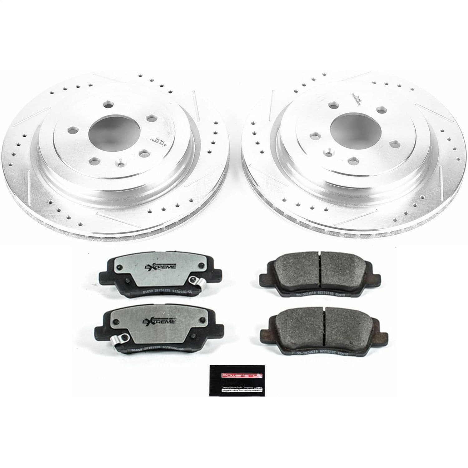 Power Stop - K6385-26 - Rear - Disc Brake Pad and Rotor Kit image 1