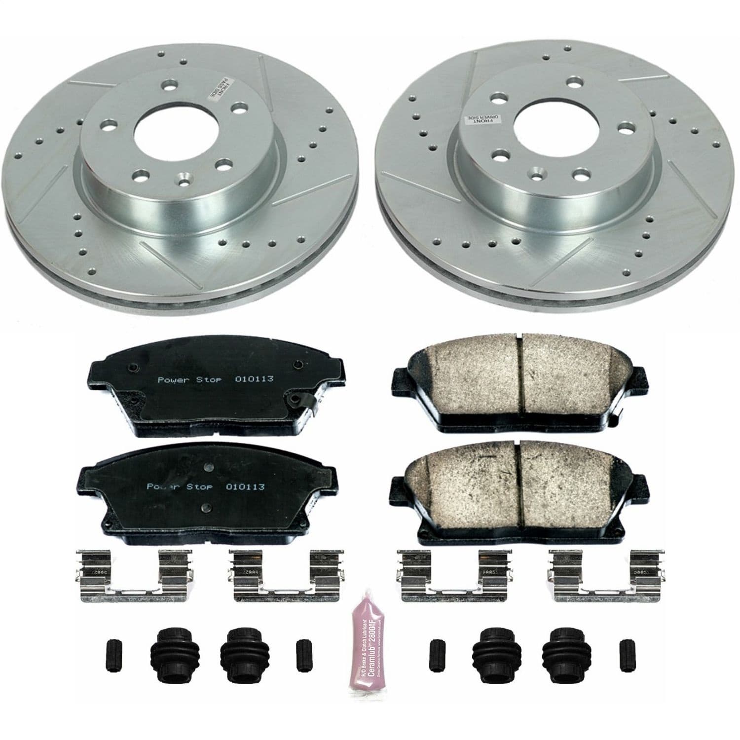 Power Stop - K6386 - Front - Disc Brake Pad and Rotor Kit image 1