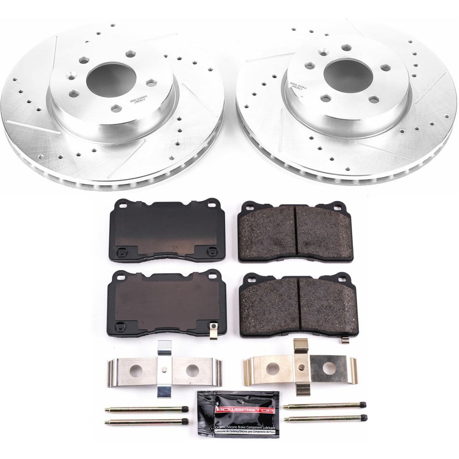 Power Stop - K6389 - Front - Disc Brake Pad and Rotor Kit image 1
