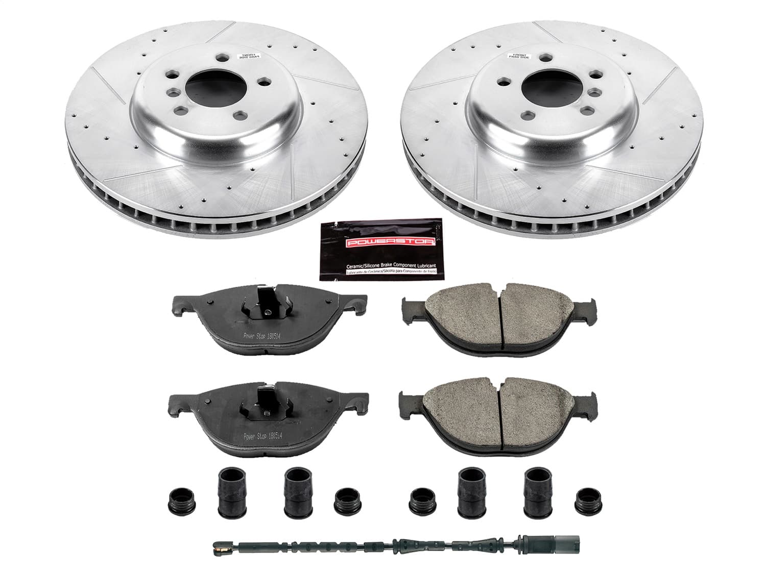 Power Stop - K6414 - Front - Disc Brake Pad and Rotor Kit image 1