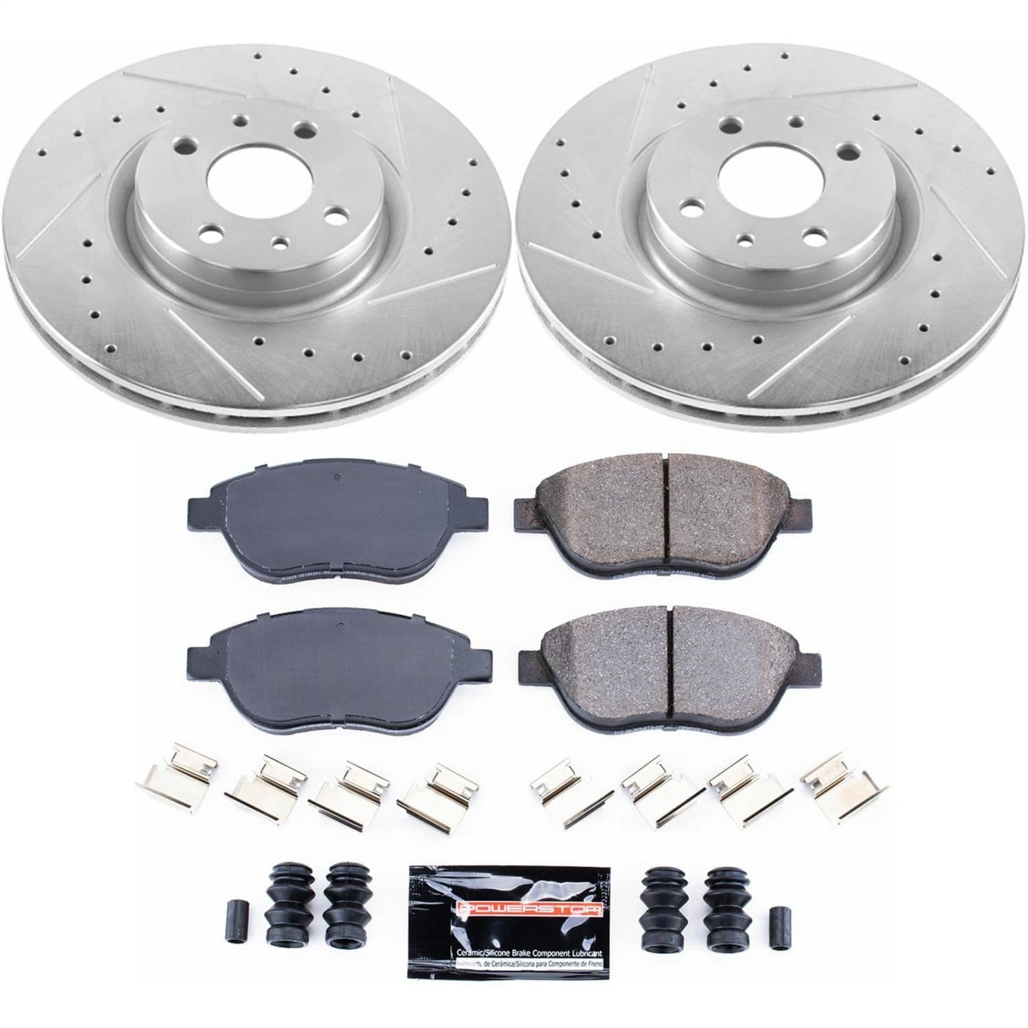 Power Stop - K6426 - Front - Disc Brake Pad and Rotor Kit image 1