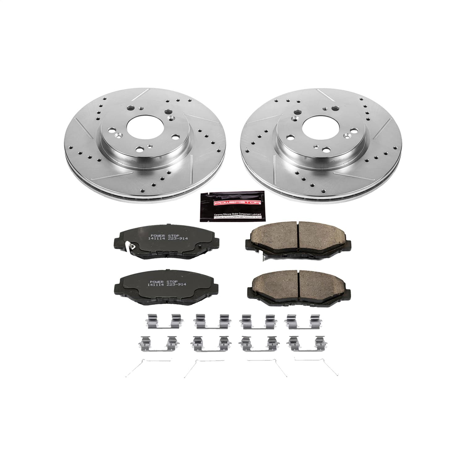 Power Stop - K6490 - Front - Disc Brake Pad and Rotor Kit image 1
