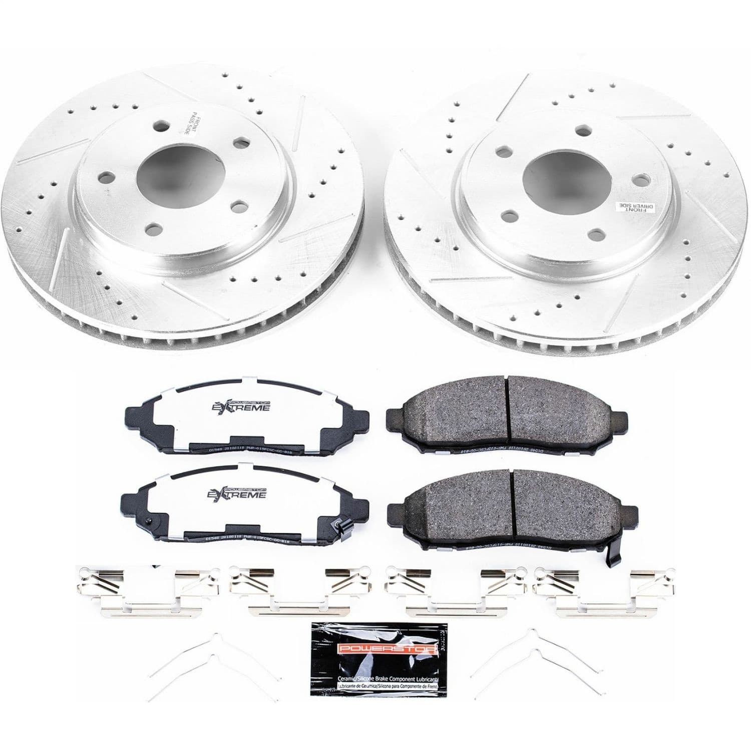 Power Stop - K6492-36 - Front - Disc Brake Pad and Rotor Kit image 1