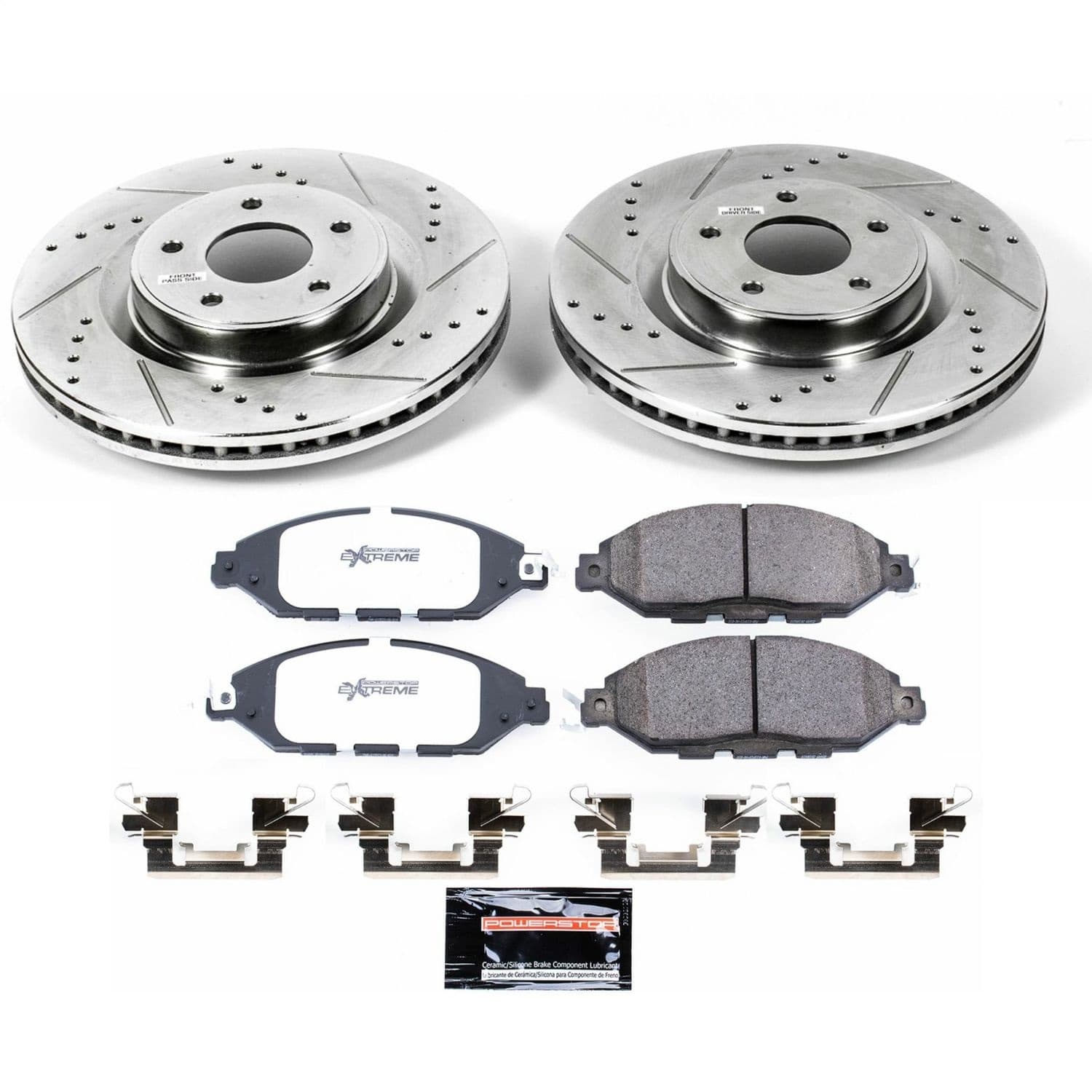 Power Stop - K6496-36 - Front - Disc Brake Pad and Rotor Kit image 1
