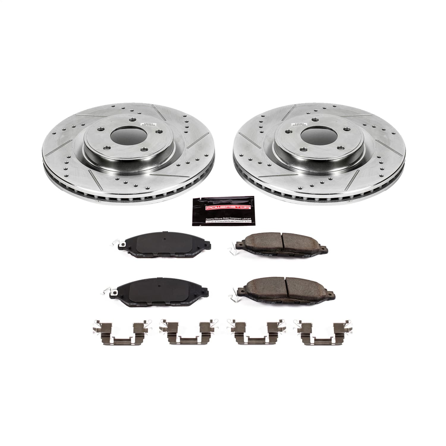 Power Stop - K6496 - Front - Disc Brake Pad and Rotor Kit image 1