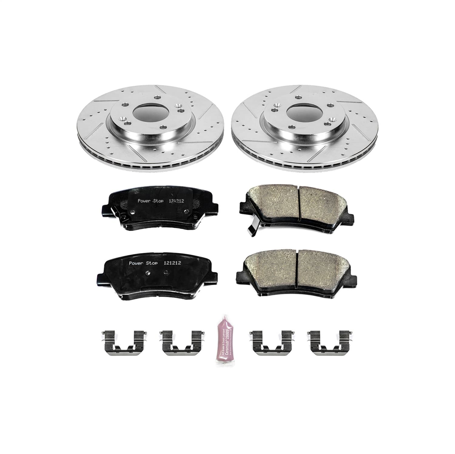 Power Stop - K6503 - Front - Disc Brake Pad and Rotor Kit image 1
