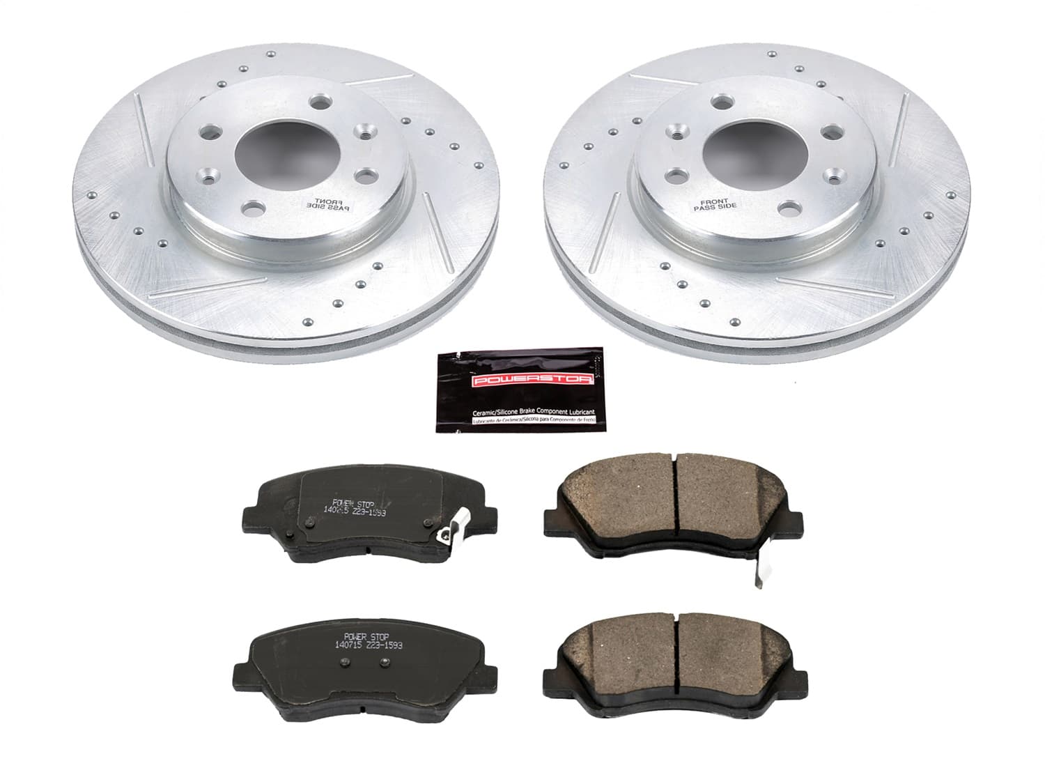 Power Stop - K6508 - Front - Disc Brake Pad and Rotor Kit image 1