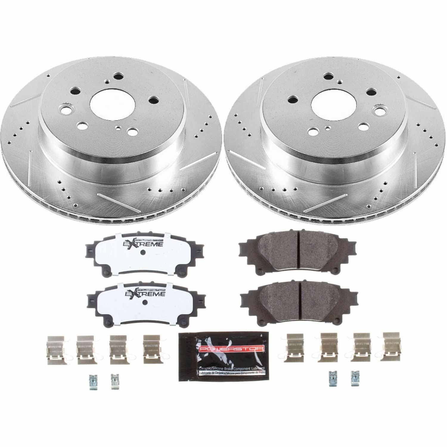 Power Stop - K6514-26 - Rear - Disc Brake Pad and Rotor Kit image 1