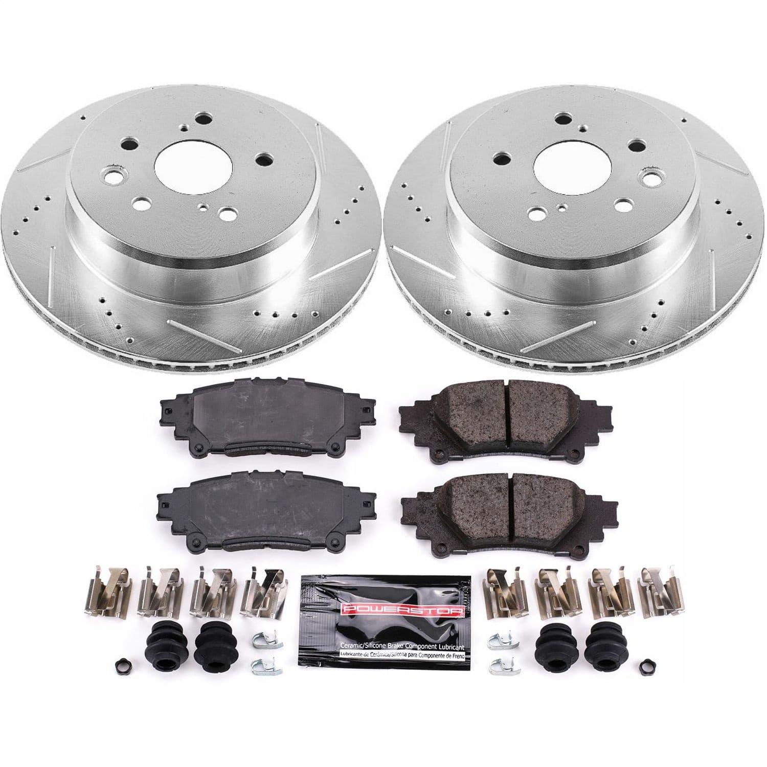 Power Stop - K6514 - Rear - Disc Brake Pad and Rotor Kit image 1