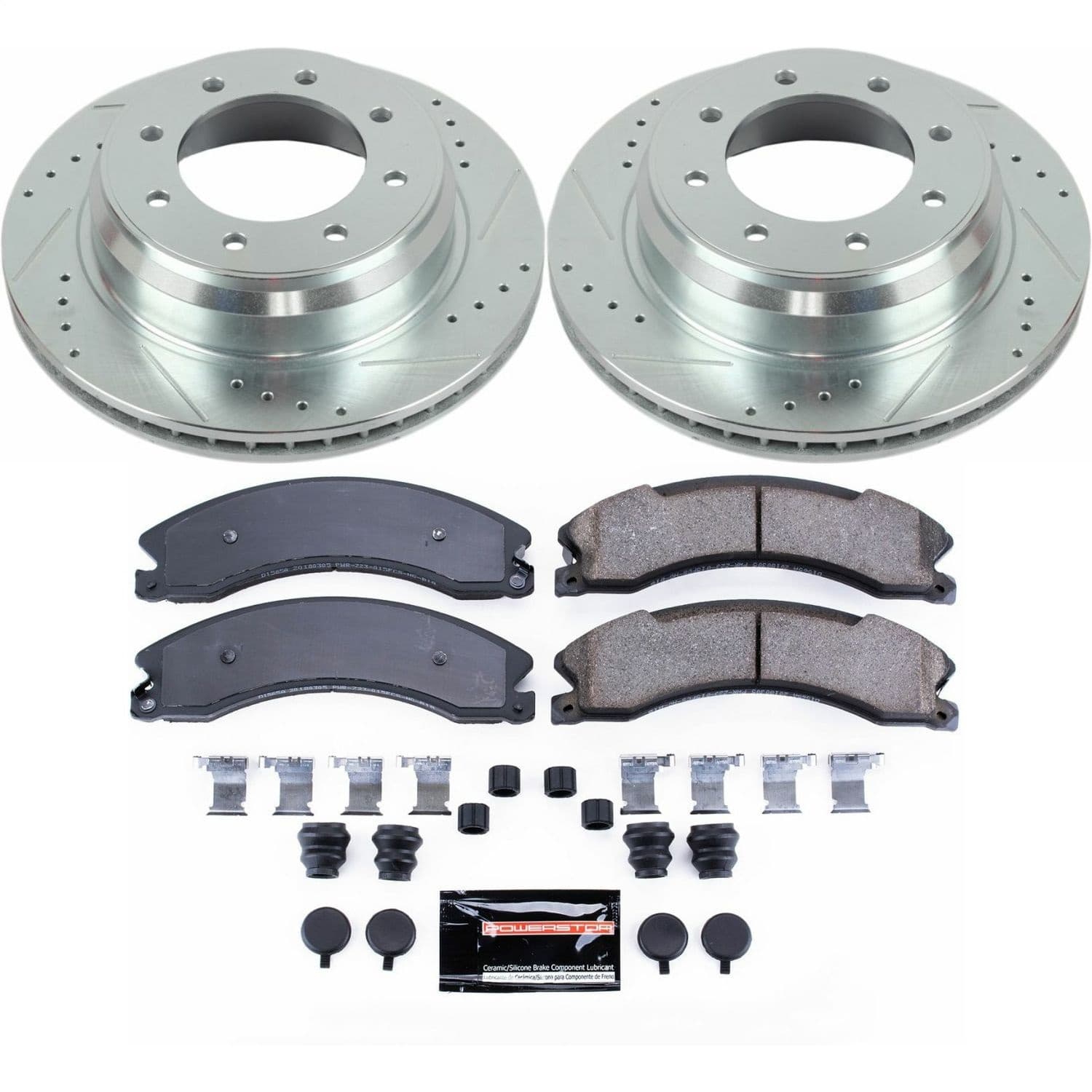Power Stop - K6517 - Rear - Disc Brake Pad and Rotor Kit image 1