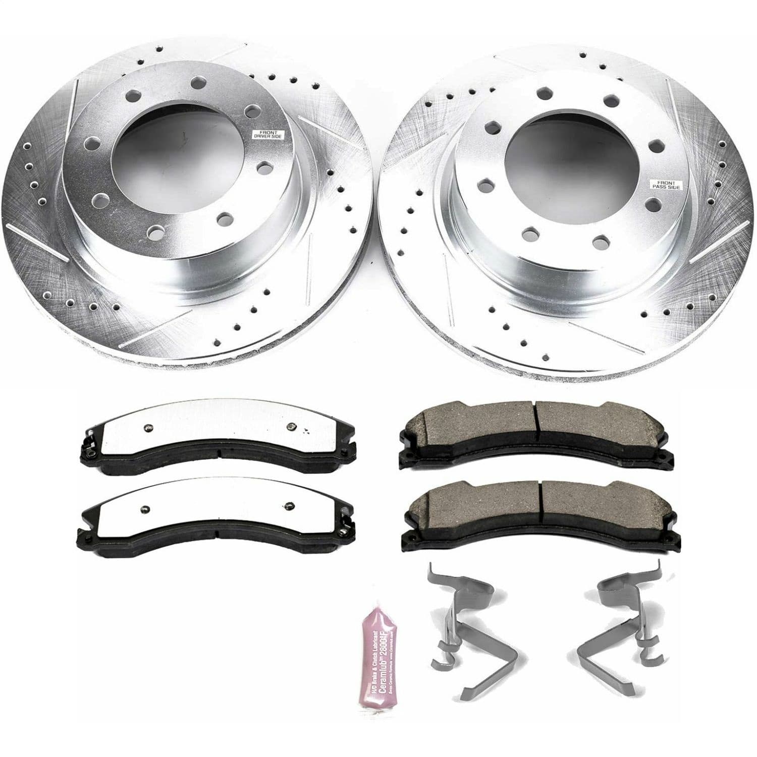 Power Stop - K6518-36 - Front - Disc Brake Pad and Rotor Kit image 1