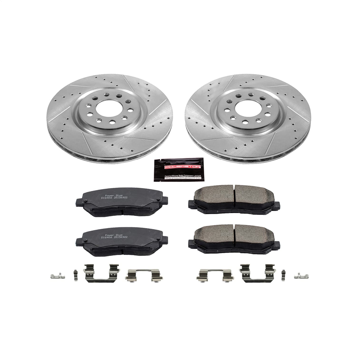 Power Stop - K6538 - Front - Disc Brake Pad and Rotor Kit image 1