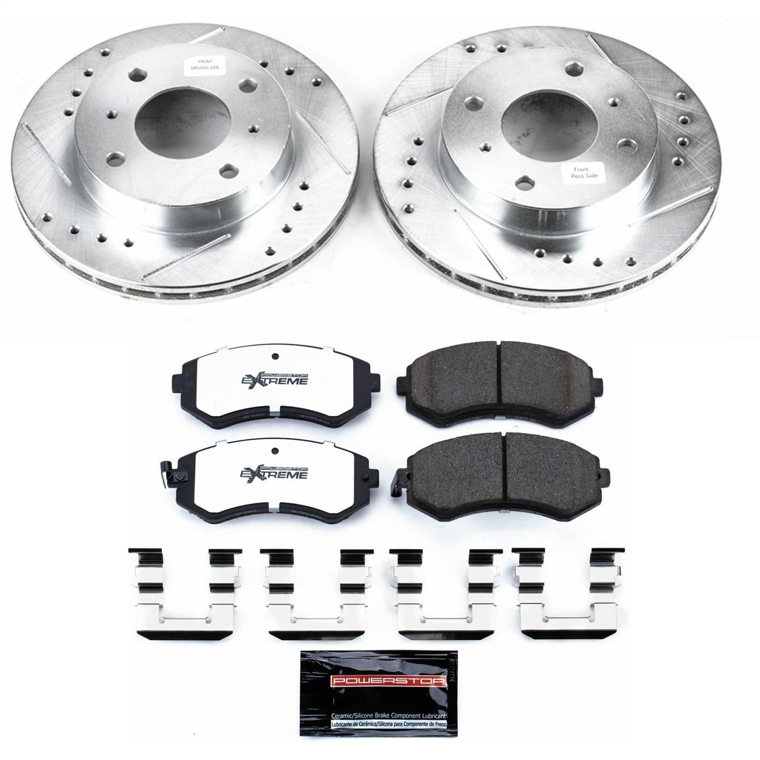 Power Stop - K654-26 - Front - Disc Brake Pad and Rotor Kit image 1