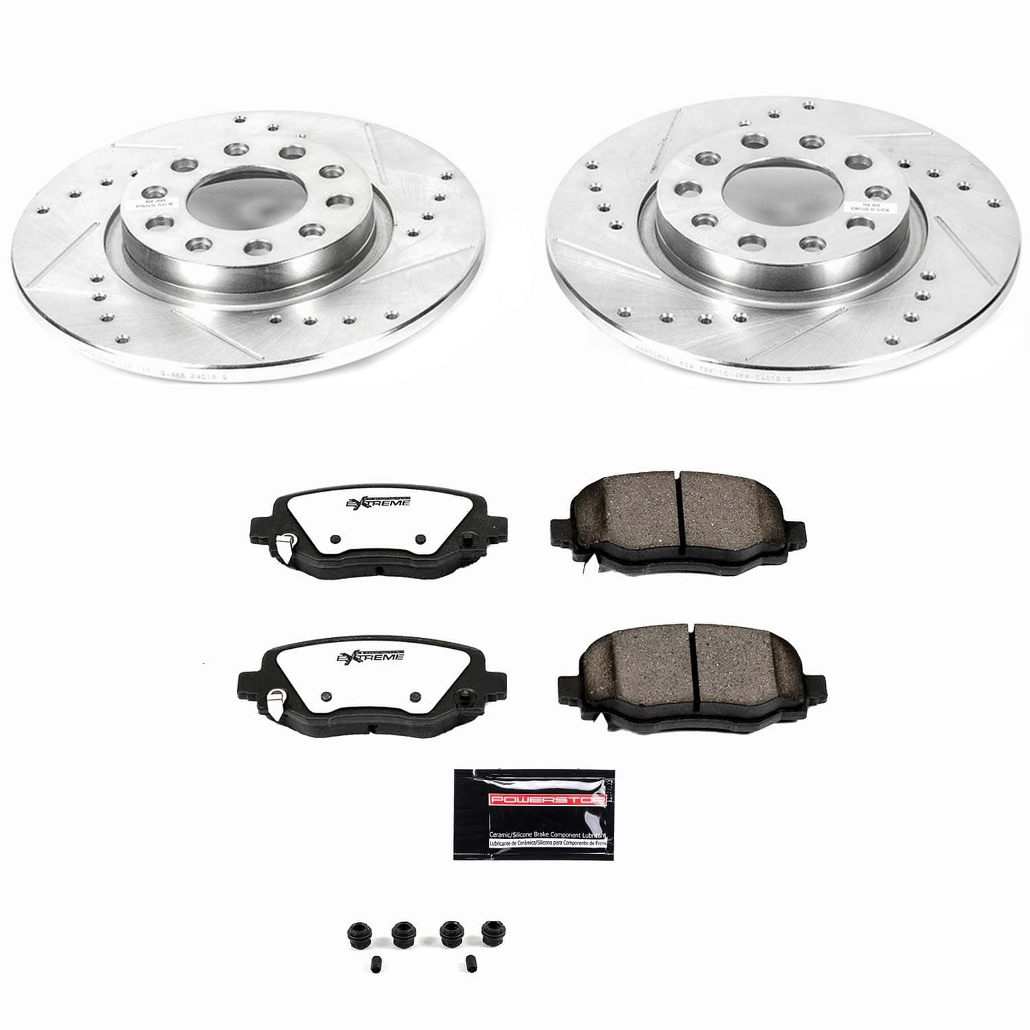 Power Stop - K6543-36 - Rear - Disc Brake Pad and Rotor Kit image 1