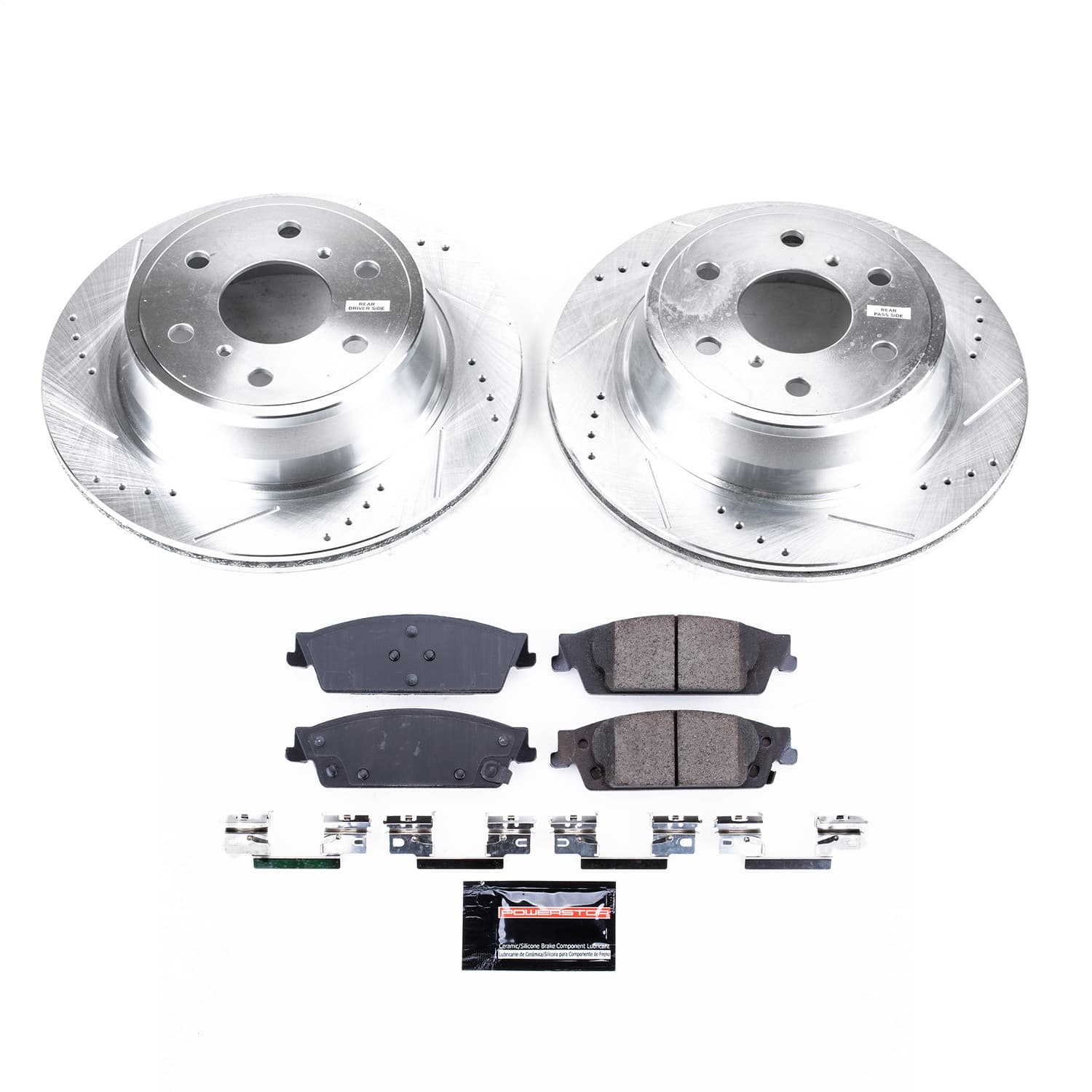 Power Stop - K6562 - Rear - Disc Brake Pad and Rotor Kit image 1