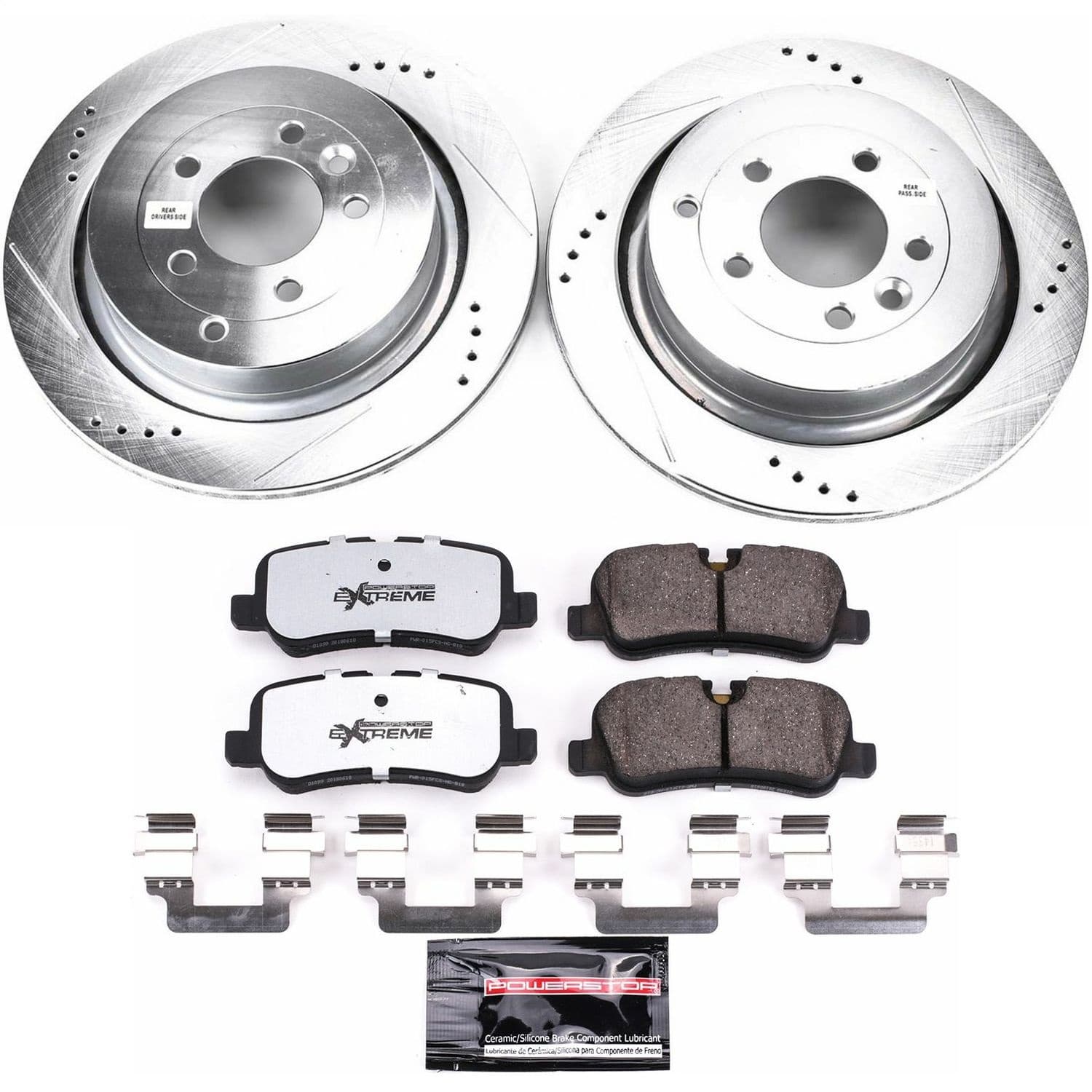 Power Stop - K6564-36 - Rear - Disc Brake Pad and Rotor Kit image 1