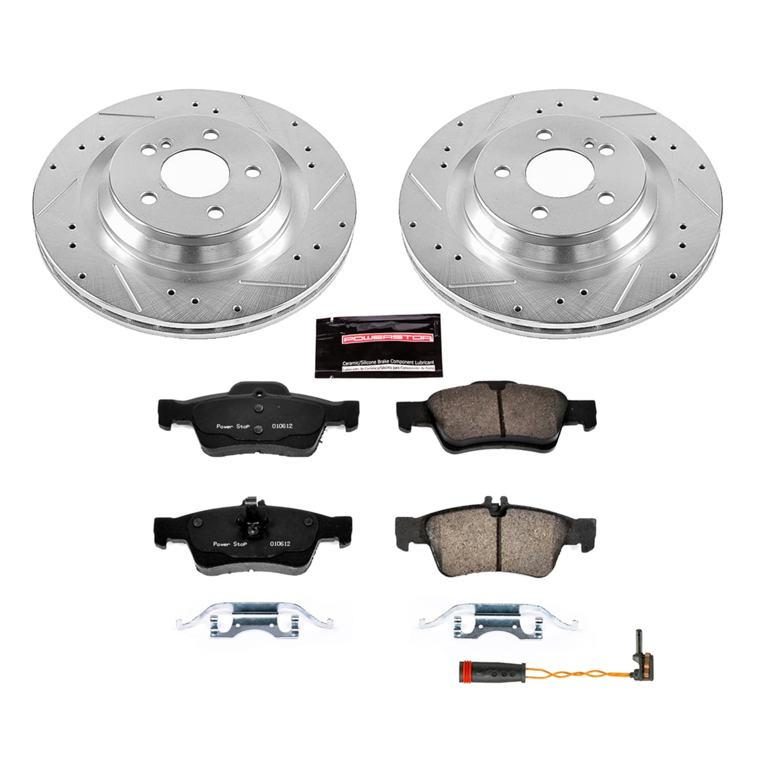 Power Stop - K6568 - Rear - Disc Brake Pad and Rotor Kit image 1