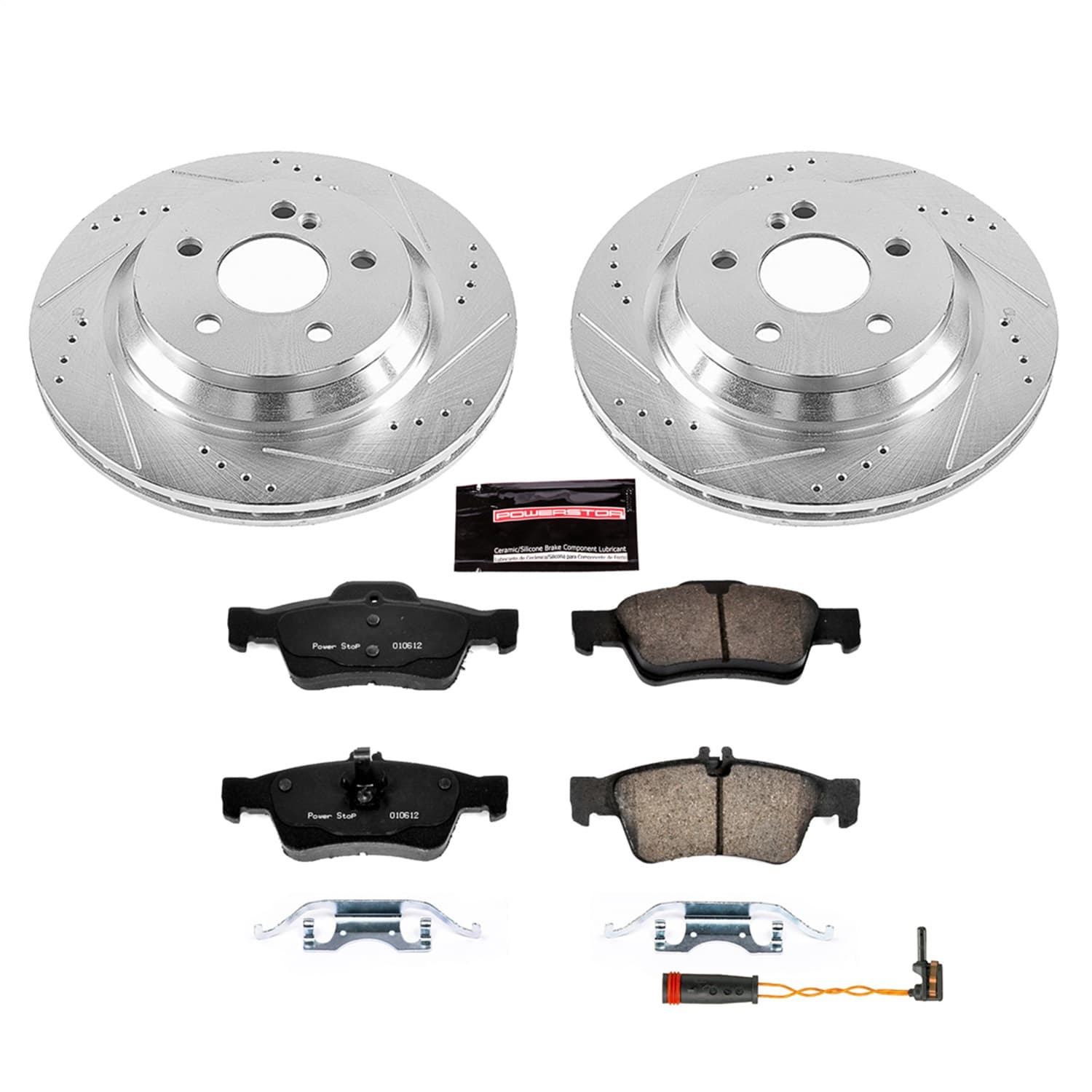 Power Stop - K6569 - Rear - Disc Brake Pad and Rotor Kit image 1