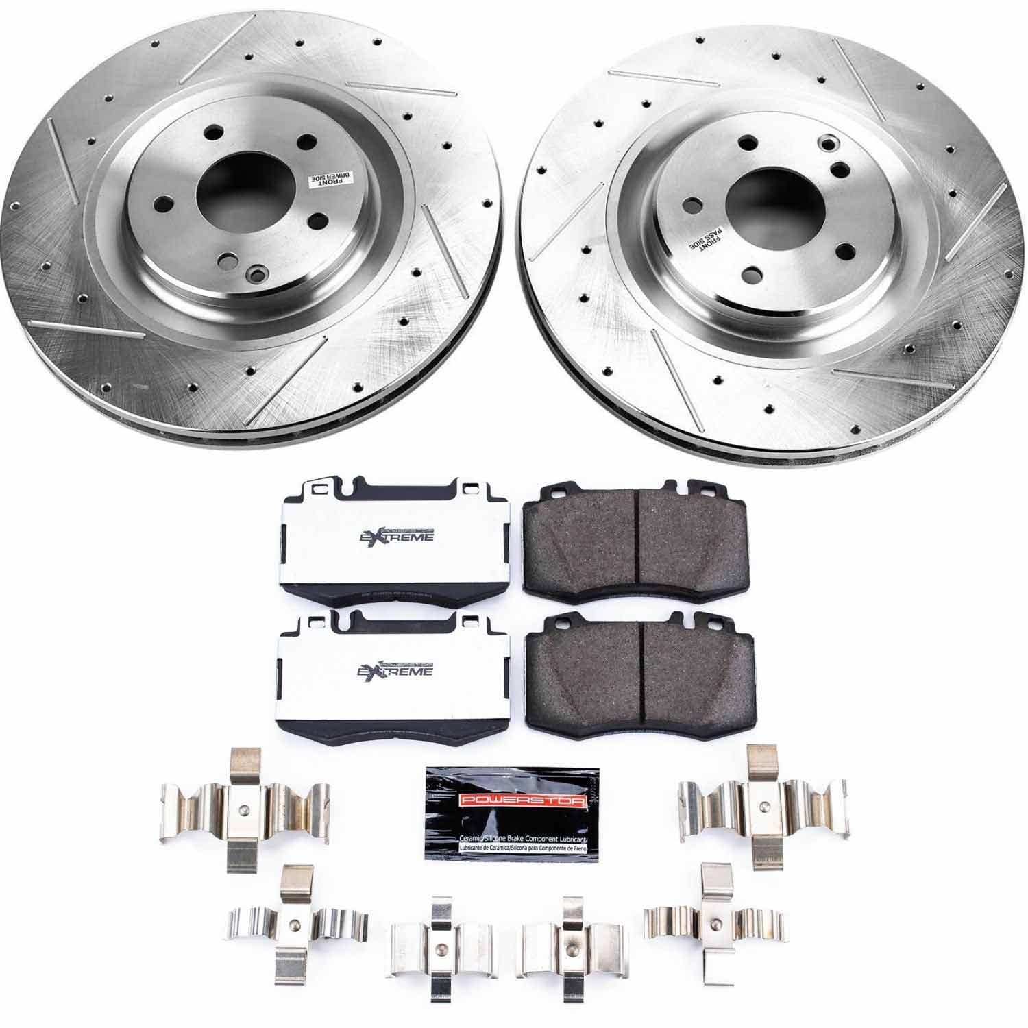 Power Stop - K6585-26 - Front - Disc Brake Pad and Rotor Kit image 1