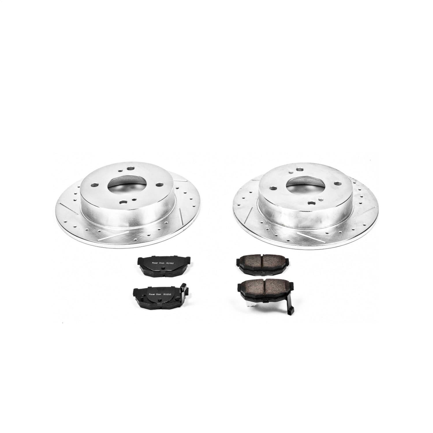 Power Stop - K659 - Rear - Disc Brake Pad and Rotor Kit image 1