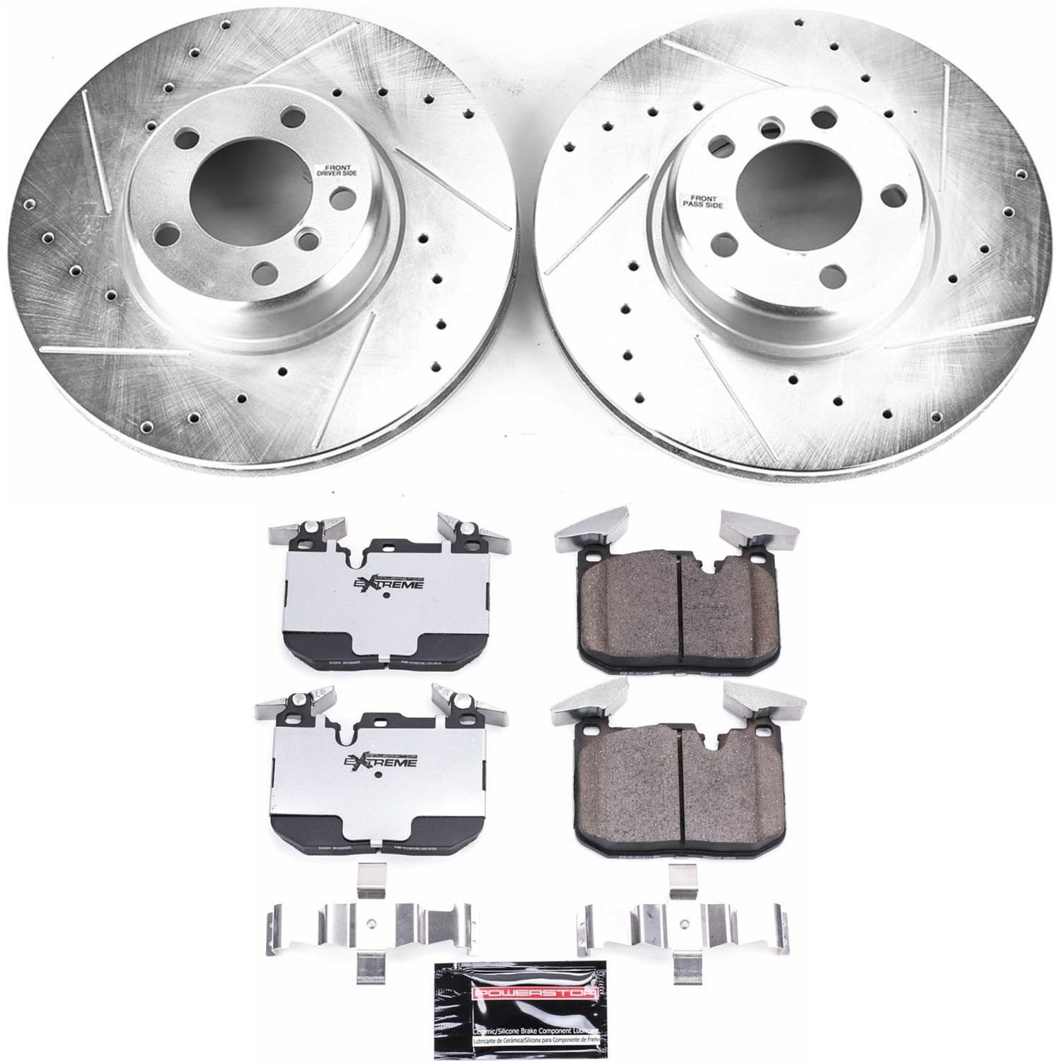 Power Stop - K6653-26 - Front - Disc Brake Pad and Rotor Kit image 1
