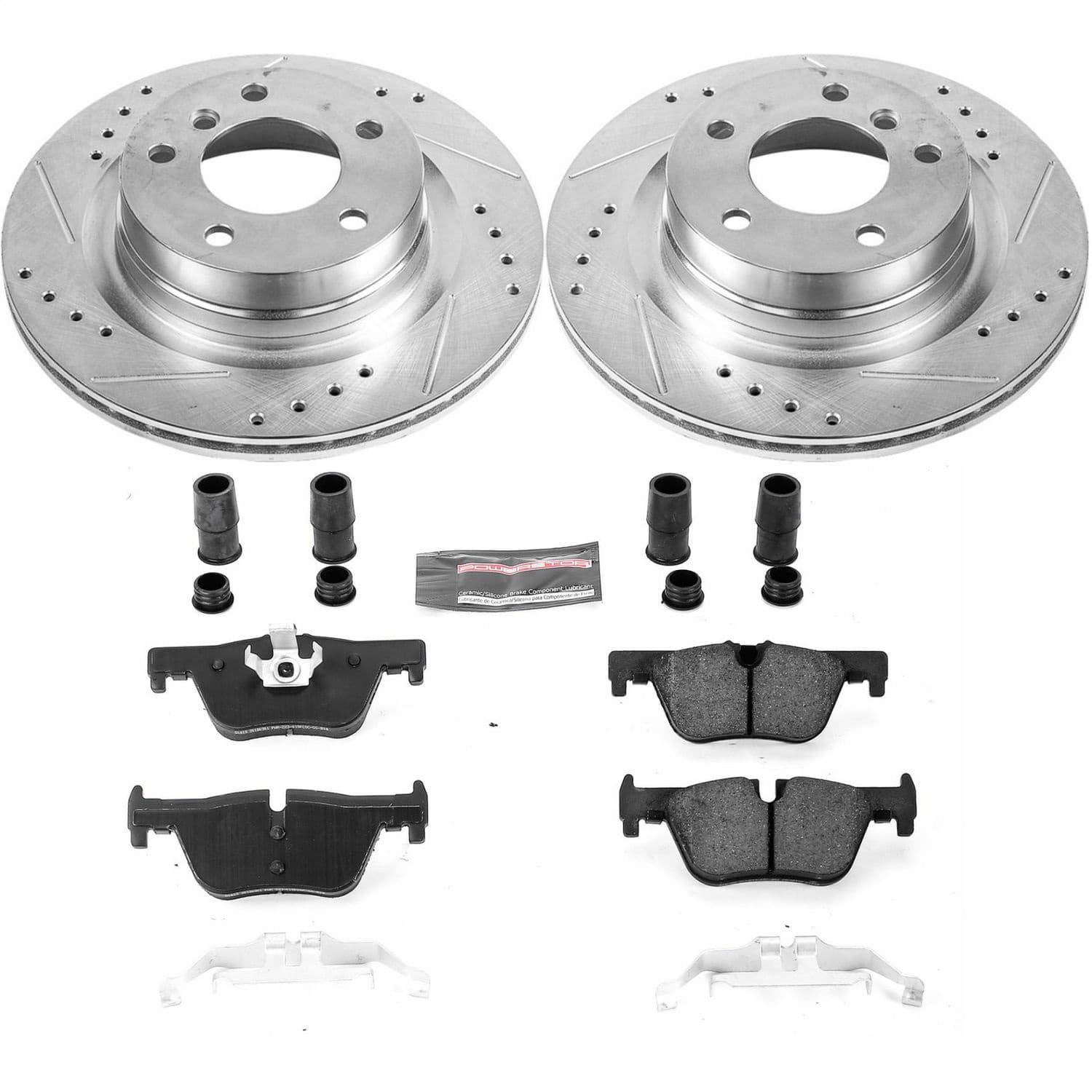 Power Stop - K6656 - Rear - Disc Brake Pad and Rotor Kit image 1